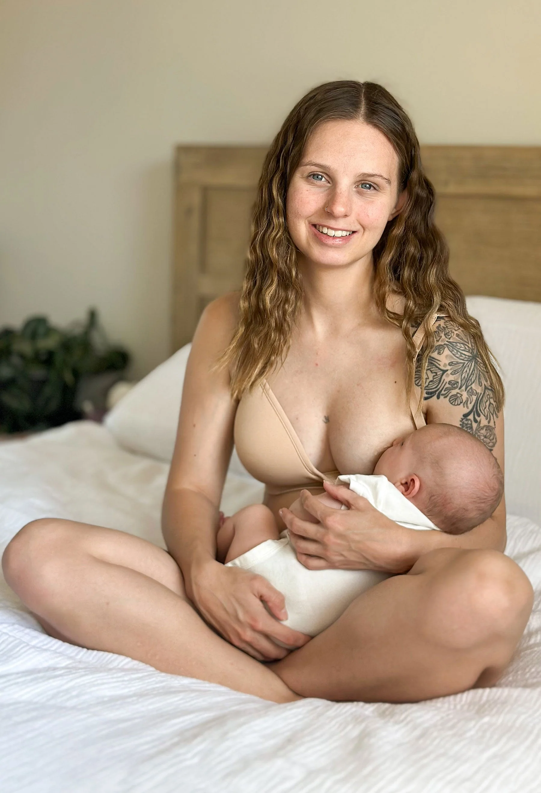 Plunge Nursing Comfort Bra – Wireless with Fixed Moulded Cups - Image 25
