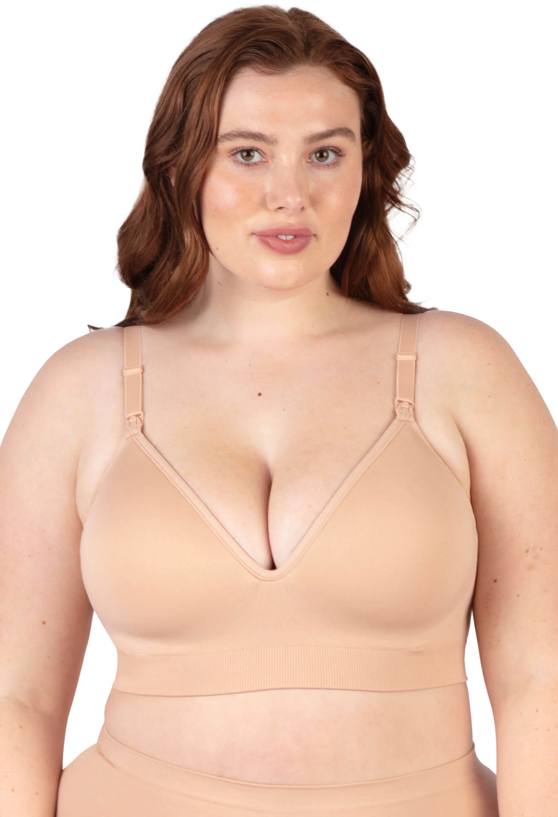 Plunge Nursing Comfort Bra – Wireless with Fixed Moulded Cups - Image 8