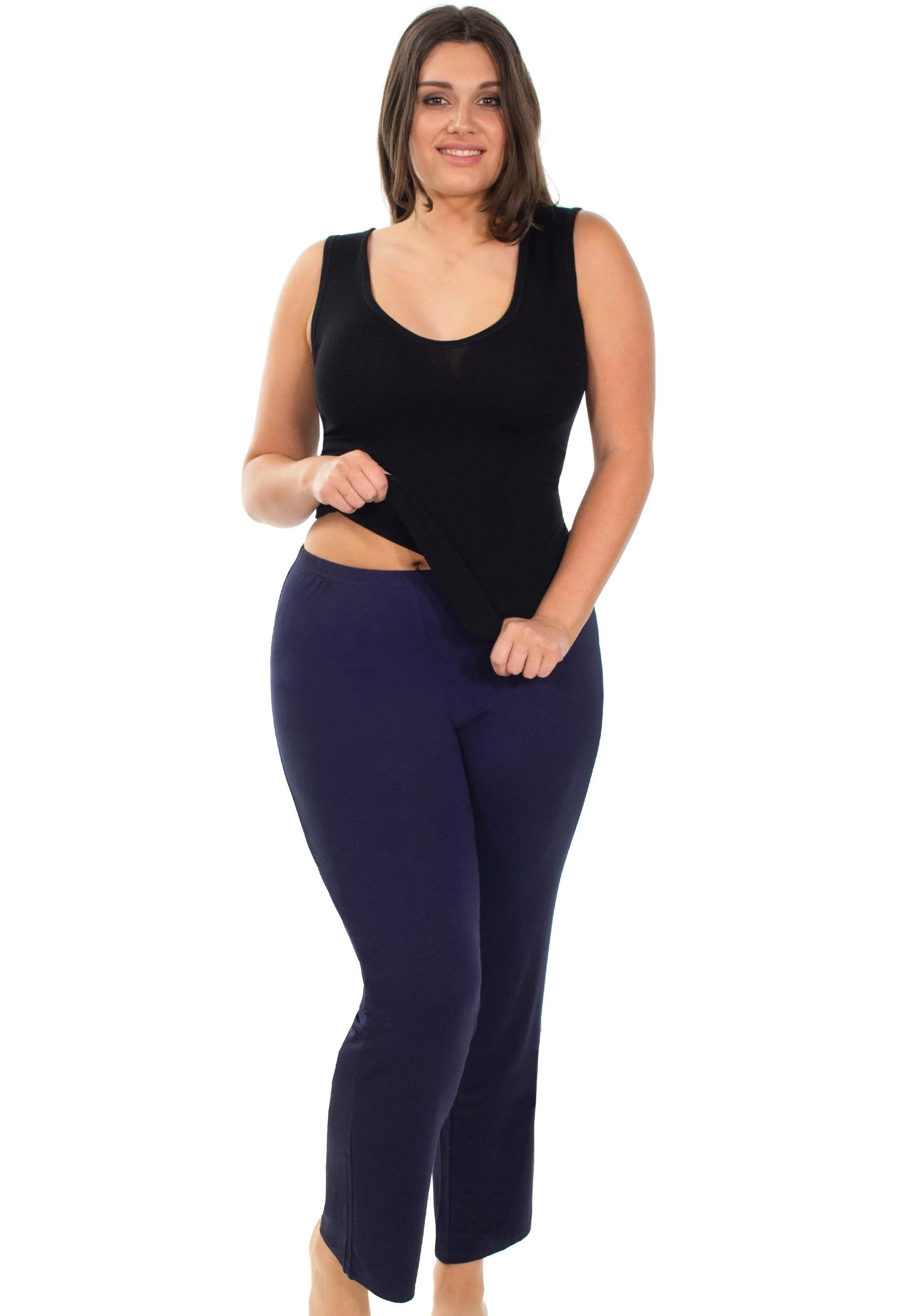 Bamboo Classic Straight Leg Pants - 2 Pack - Image 5