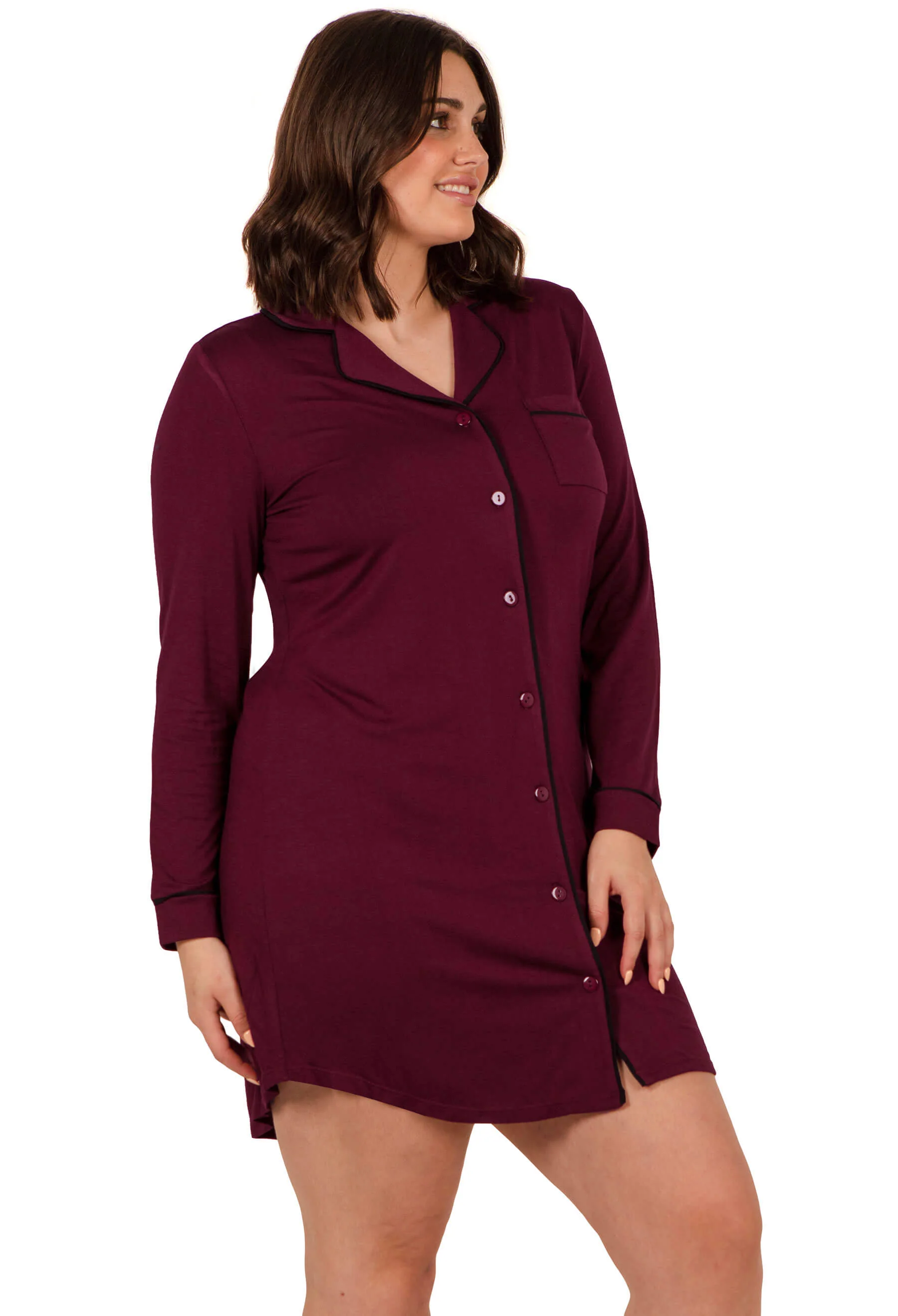 Buttery Soft Bamboo Pyjama Dress - 2 Pack - Image 8