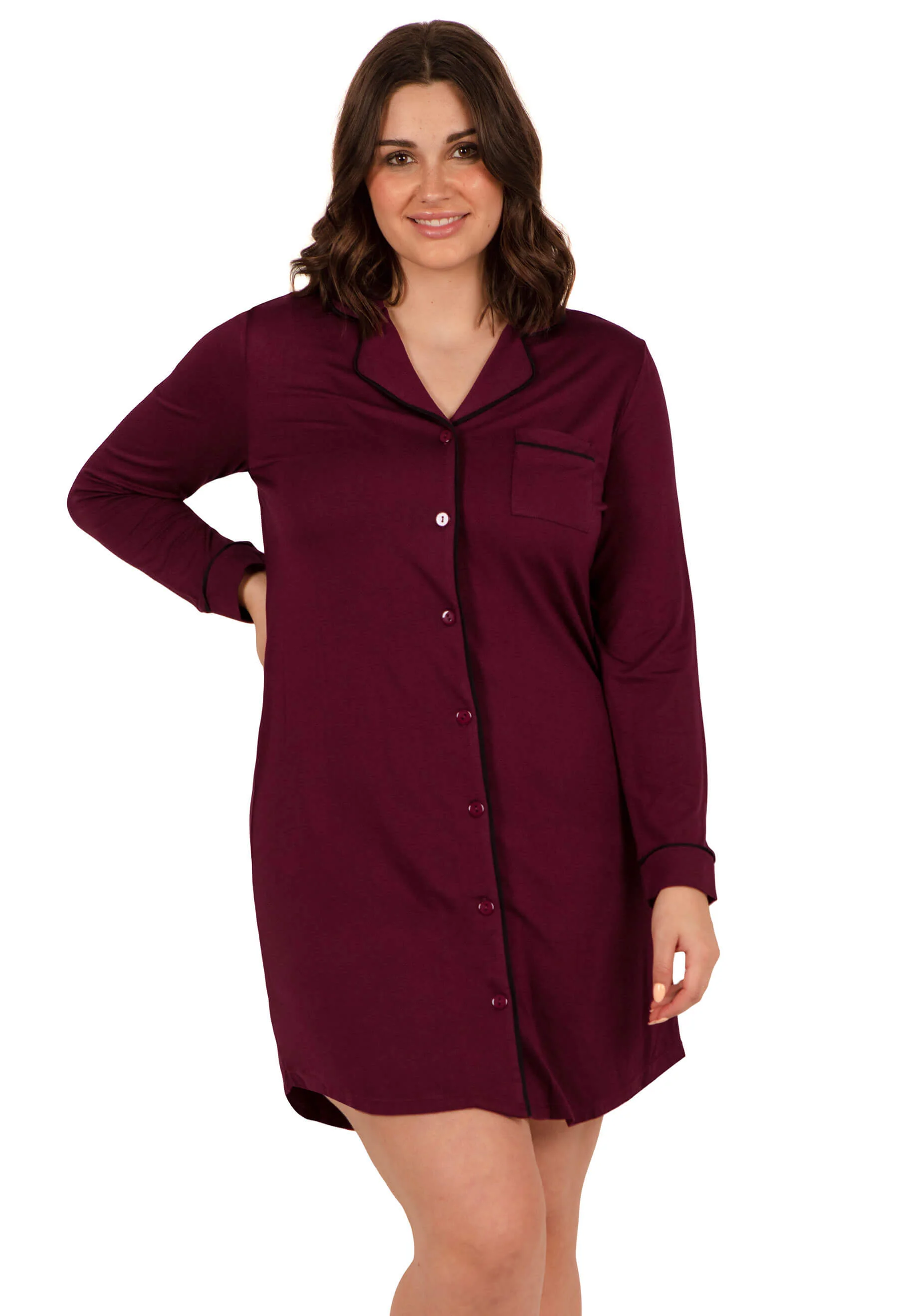 Buttery Soft Bamboo Pyjama Dress - Image 7