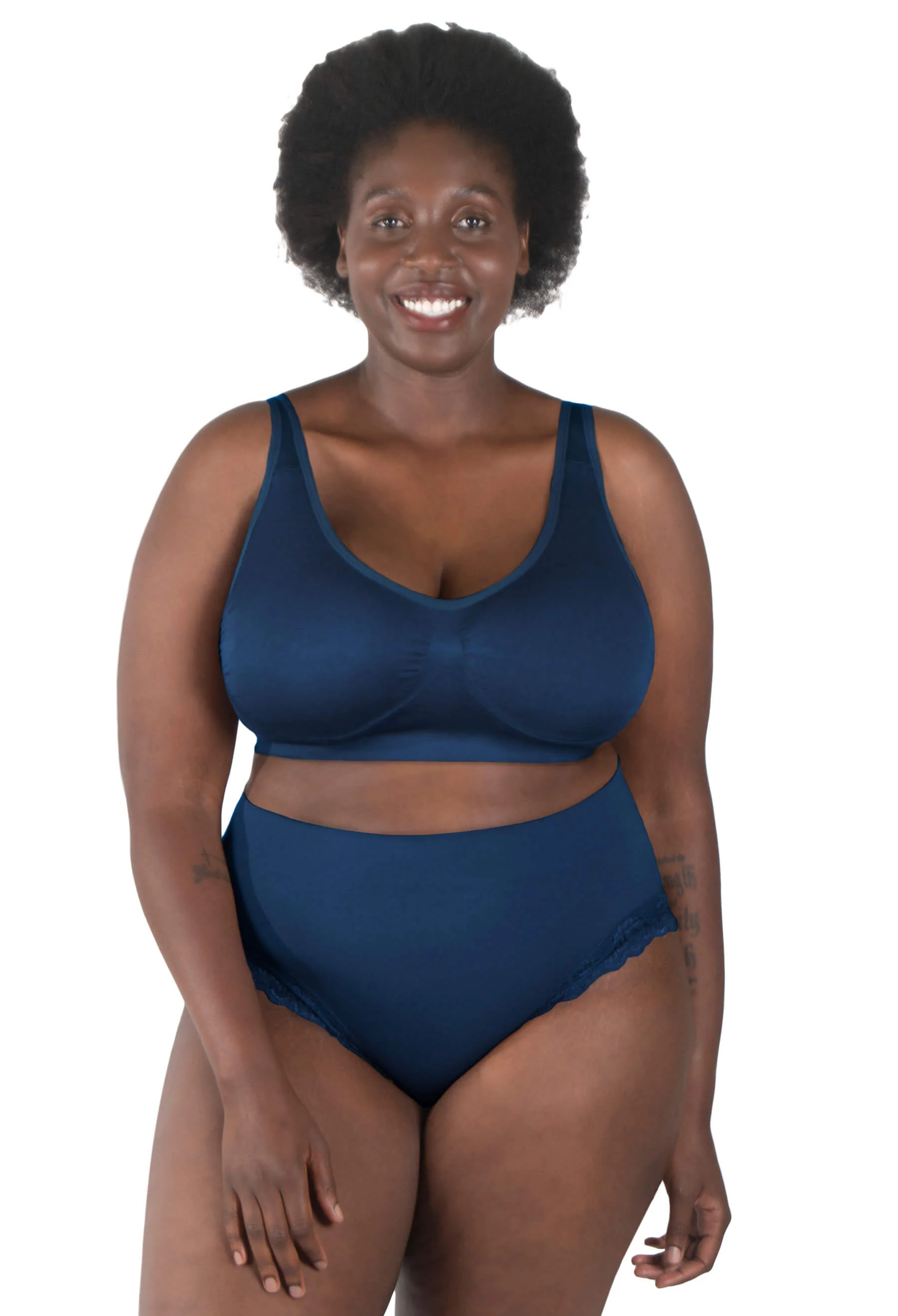 Minimiser Wire Free Bra | Pacific Blue - Image 5