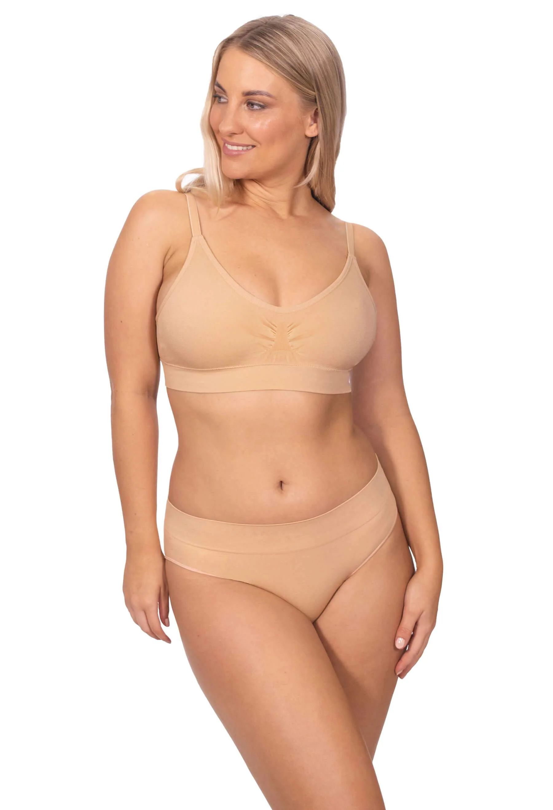 Wire Free Padded T-Shirt Bra | Pacific Blue - Image 4