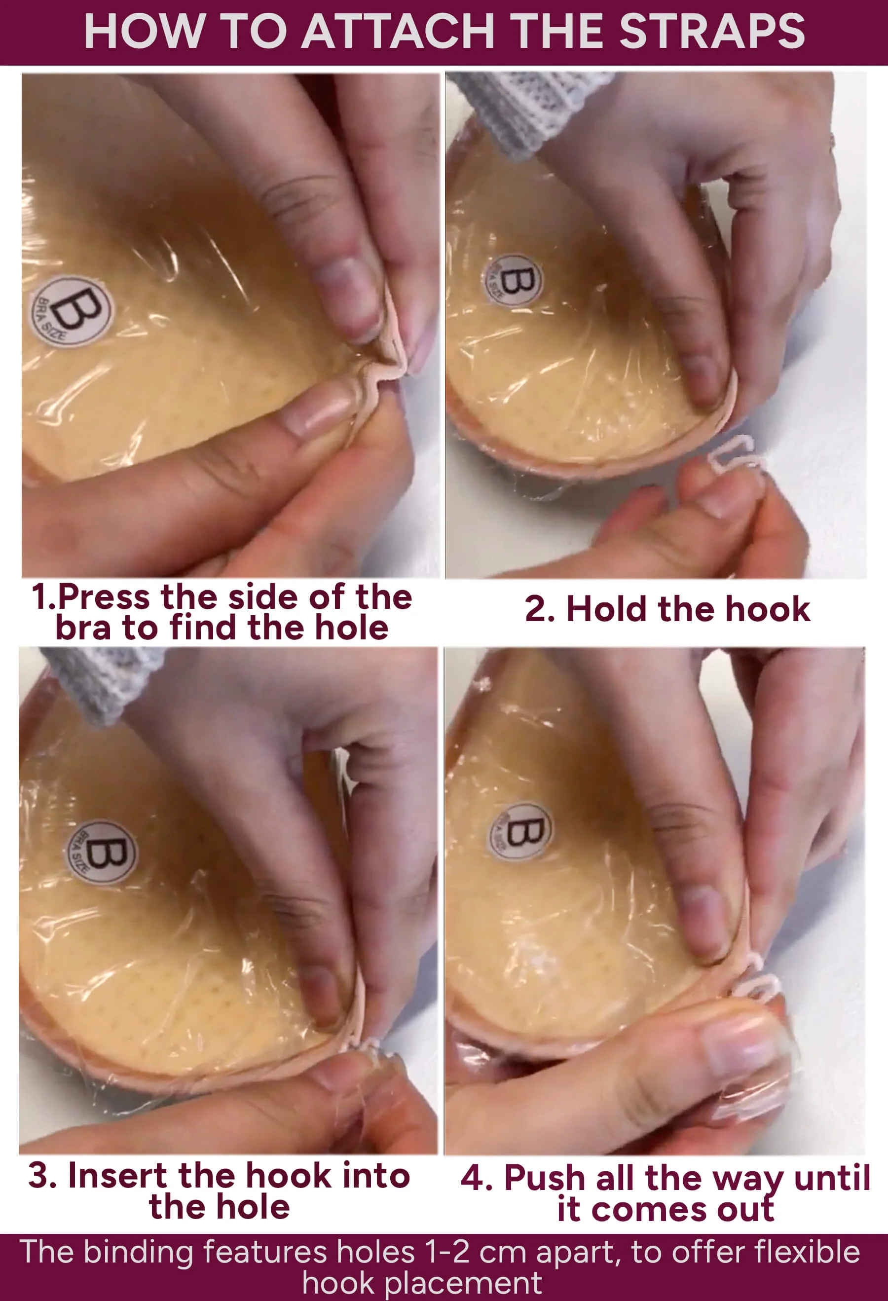 Padded Stick On Bra - 2 Pack - Image 5