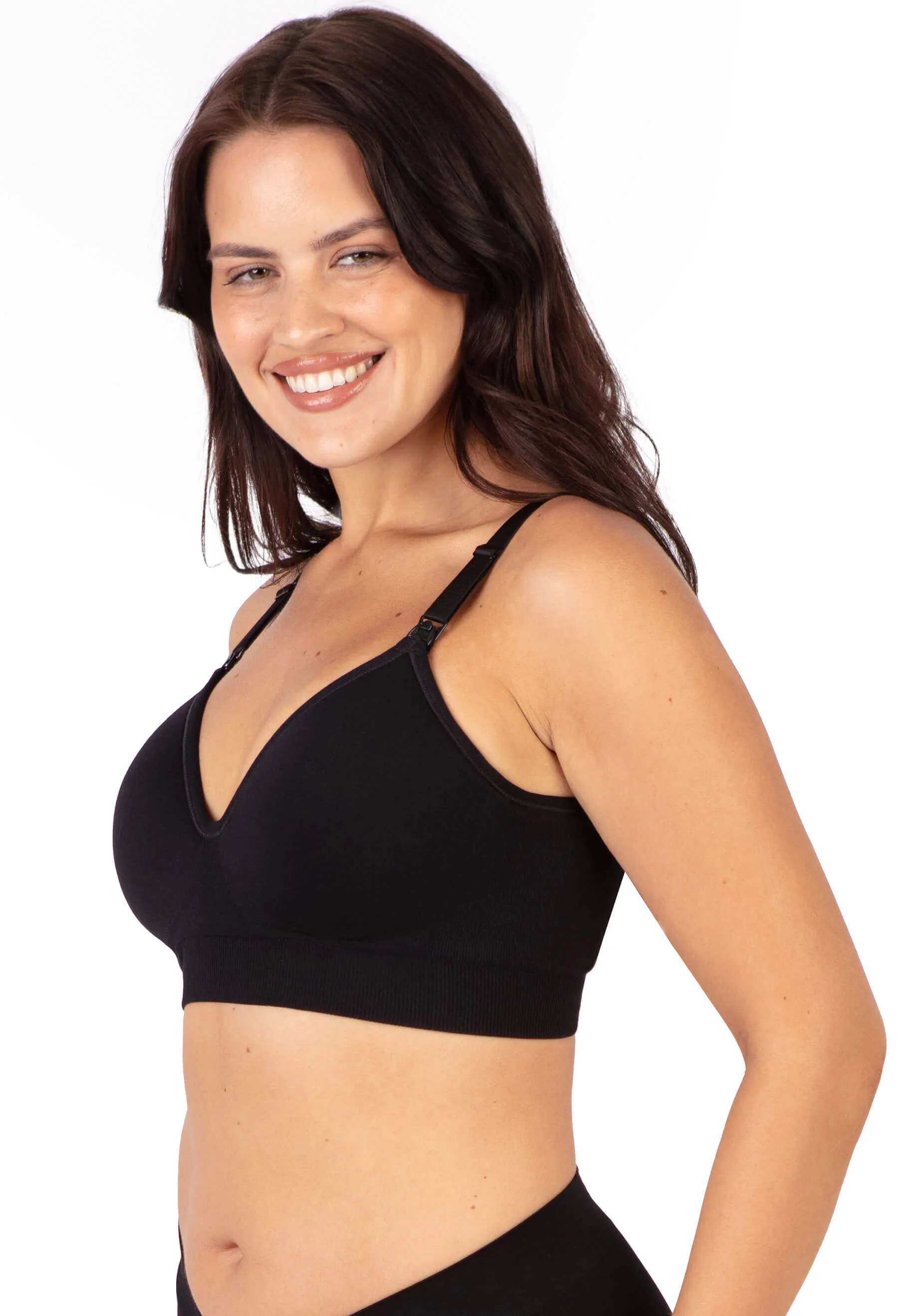 Plunge Nursing Comfort Bra – Wireless with Fixed Moulded Cups - Image 14