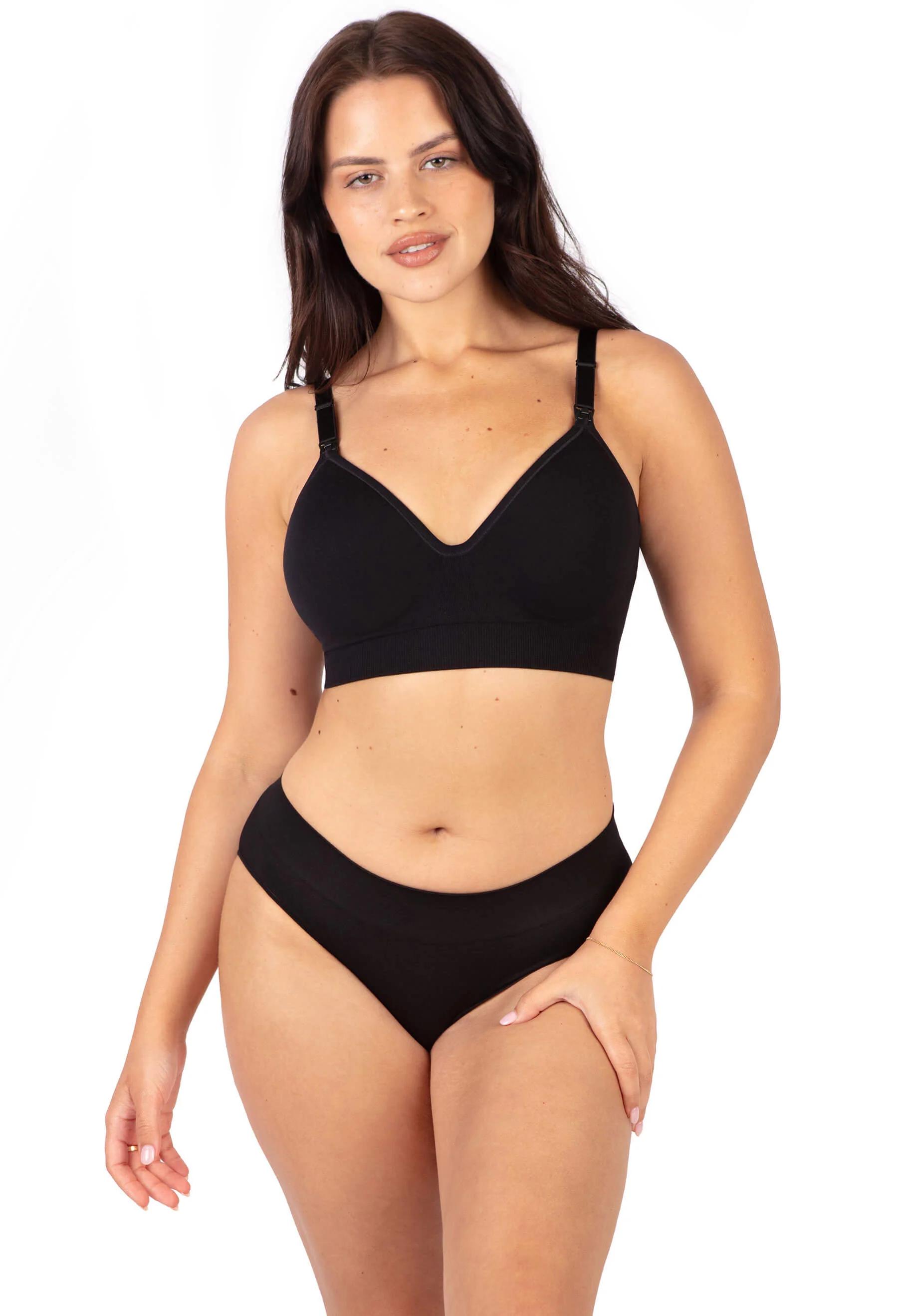 Plunge Nursing Comfort Bra – Wireless with Fixed Moulded Cups - Image 15