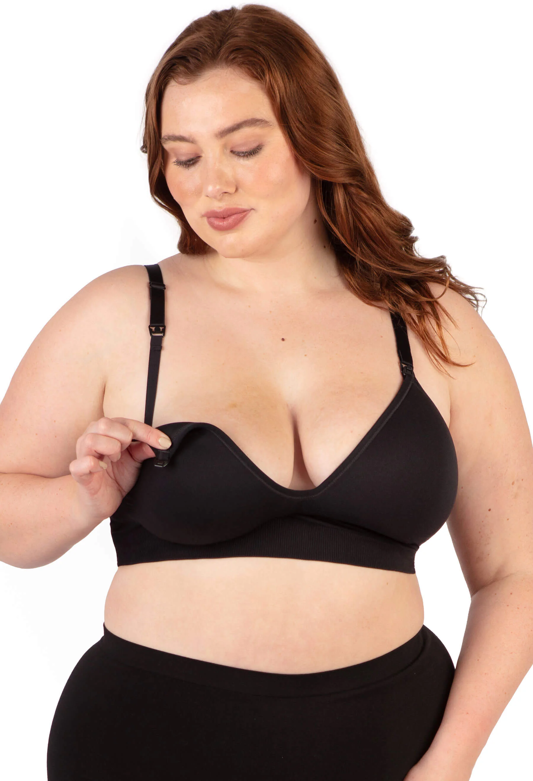 Plunge Nursing Comfort Bra – Wireless with Fixed Moulded Cups - Image 18