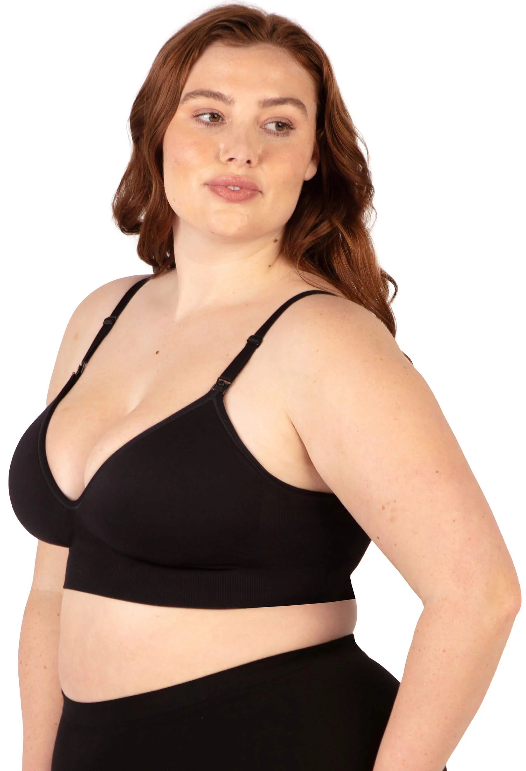 Plunge Nursing Comfort Bra – Wireless with Fixed Moulded Cups - Image 20