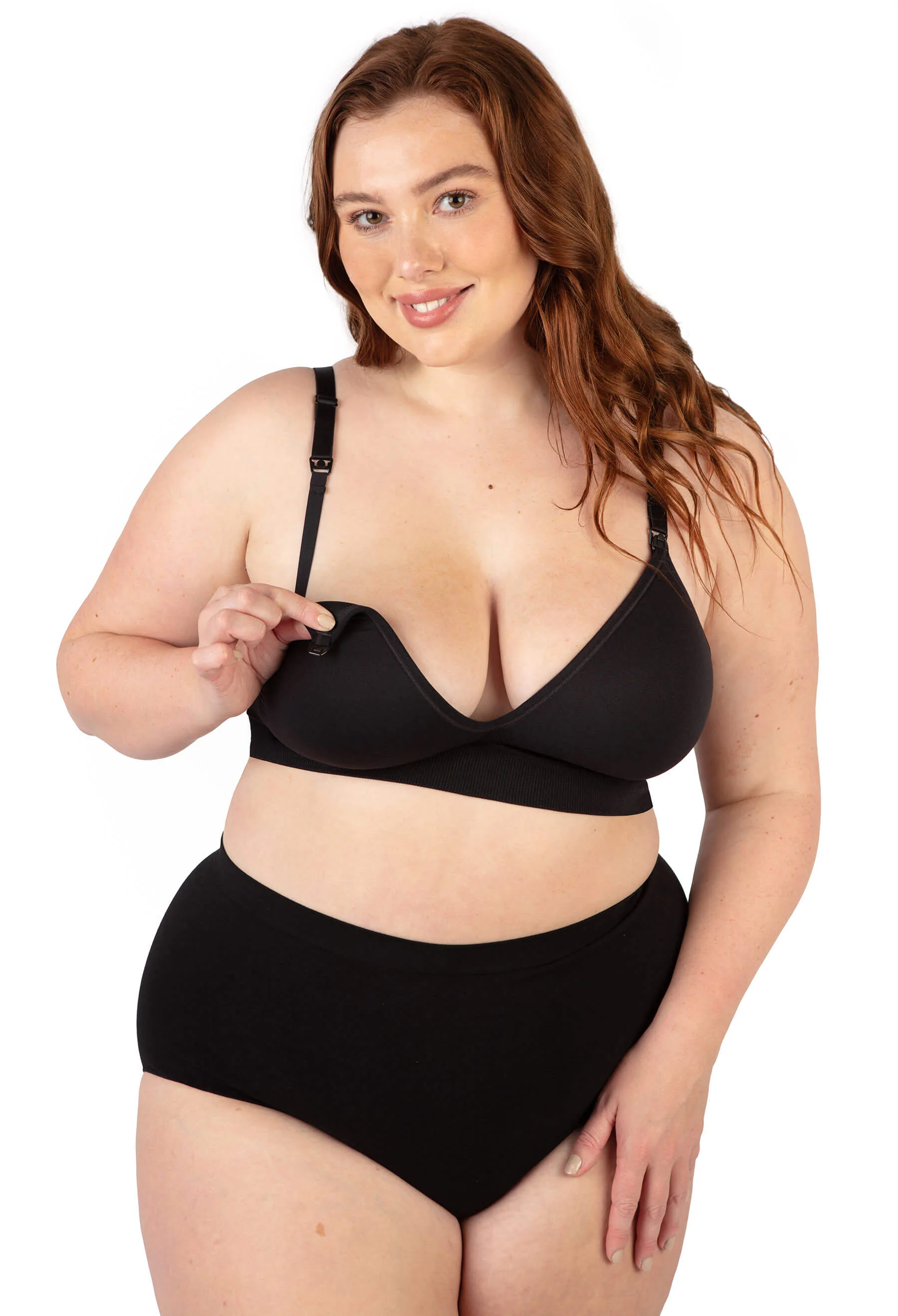 Plunge Nursing Comfort Bra – Wireless with Fixed Moulded Cups - Image 21