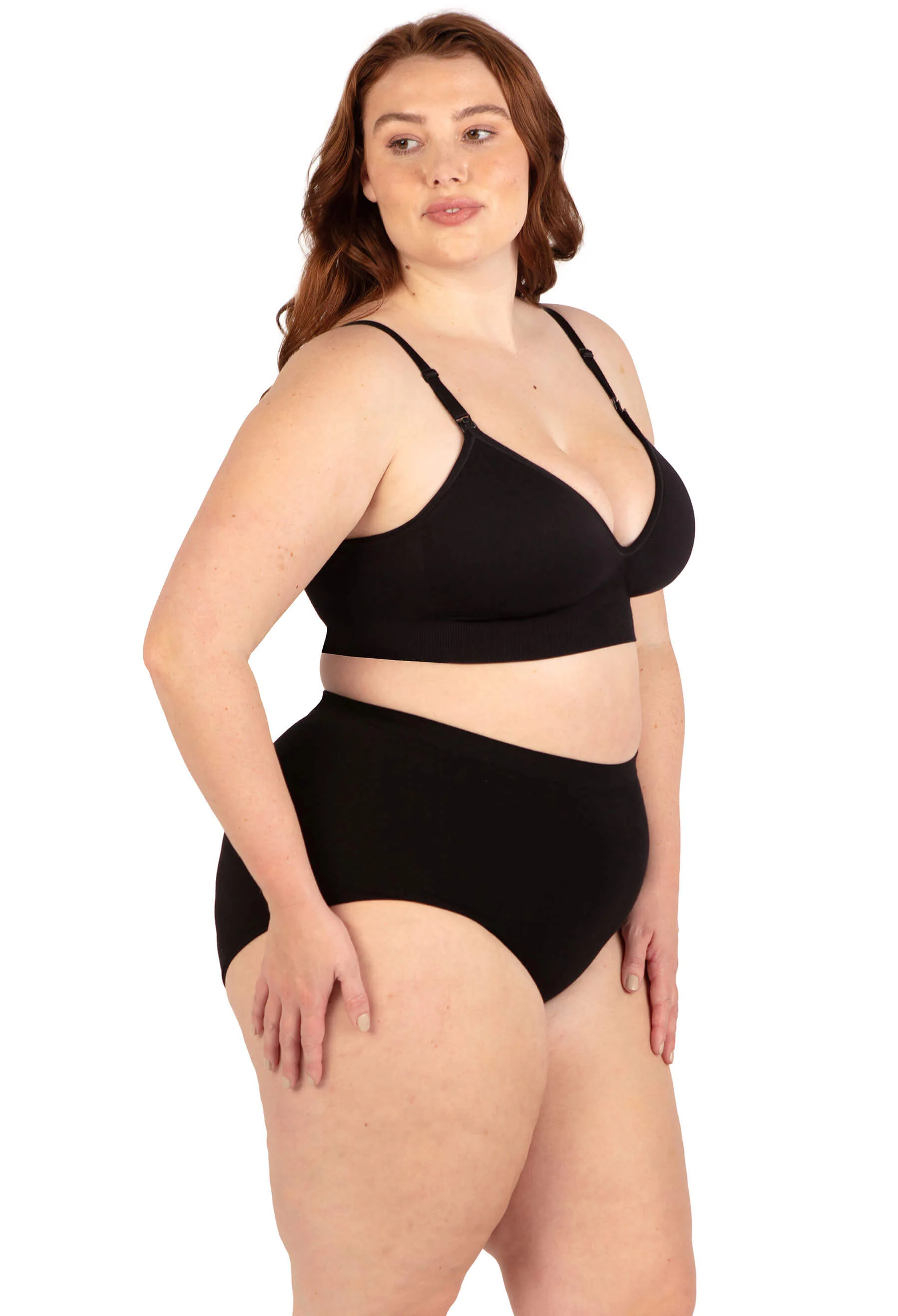 Plunge Nursing Comfort Bra – Wireless with Fixed Moulded Cups - Image 22