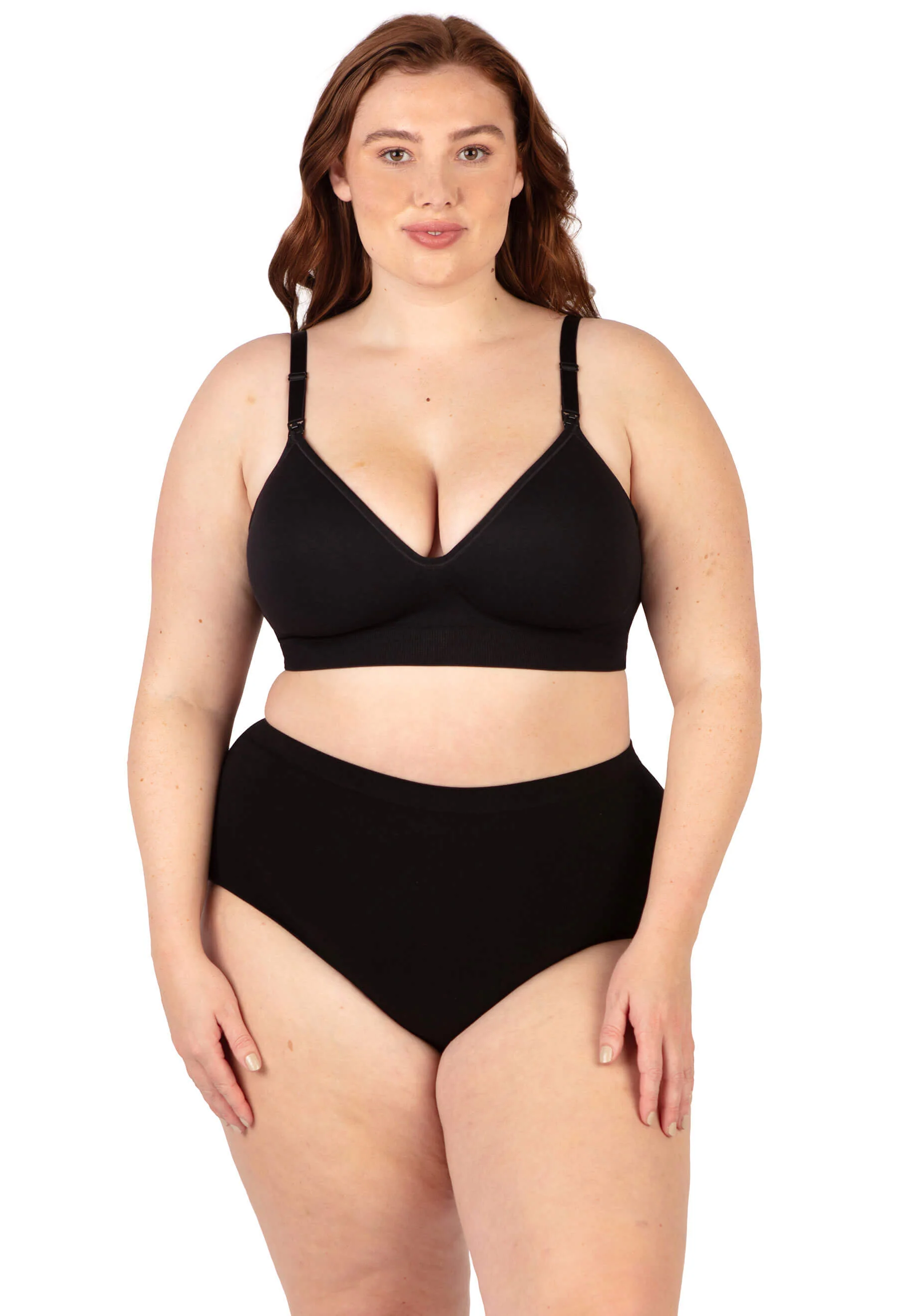 Plunge Nursing Comfort Bra – Wireless with Fixed Moulded Cups - Image 23
