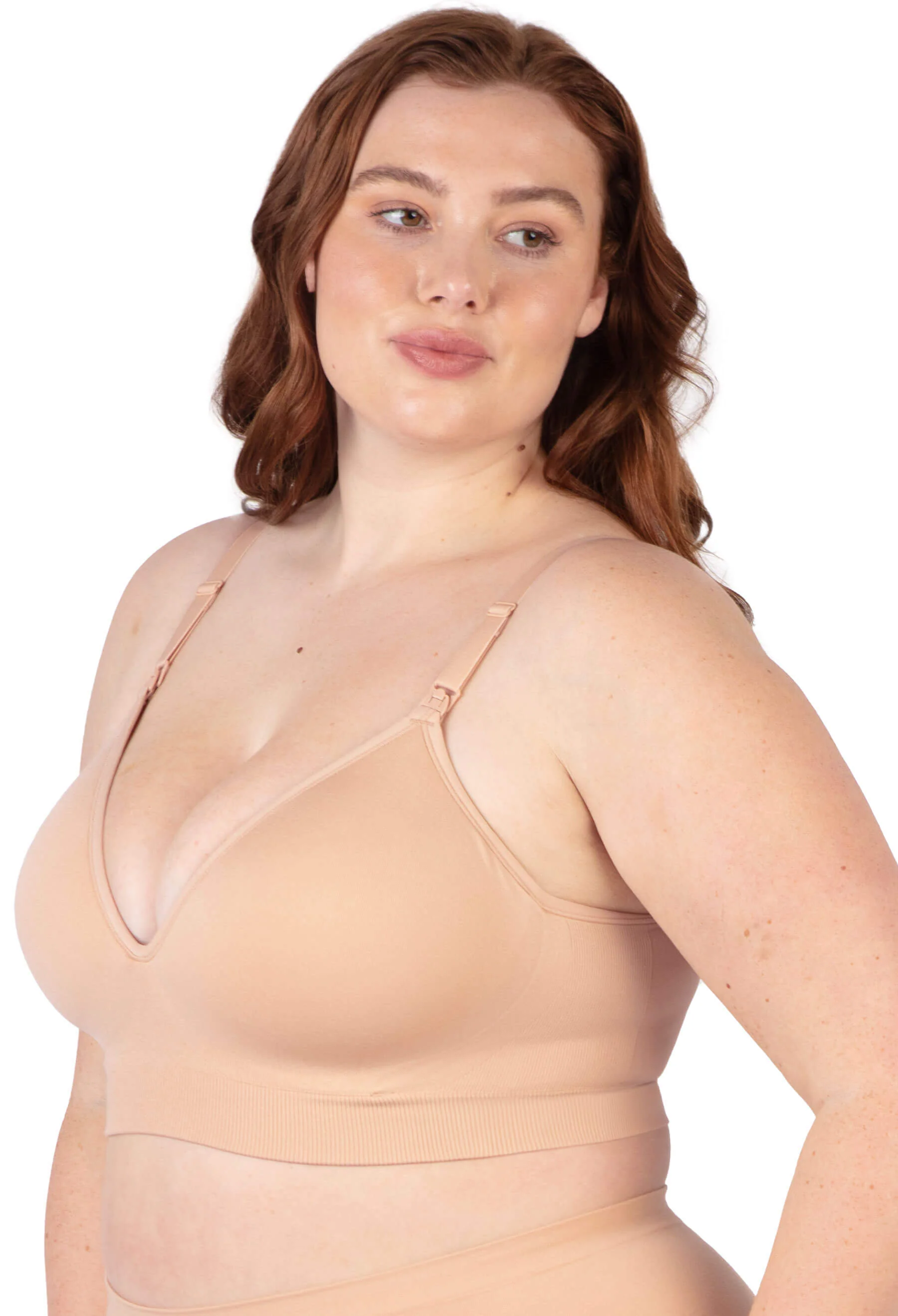 Plunge Nursing Comfort Bra – Wireless with Fixed Moulded Cups - 3 Pack - Image 8