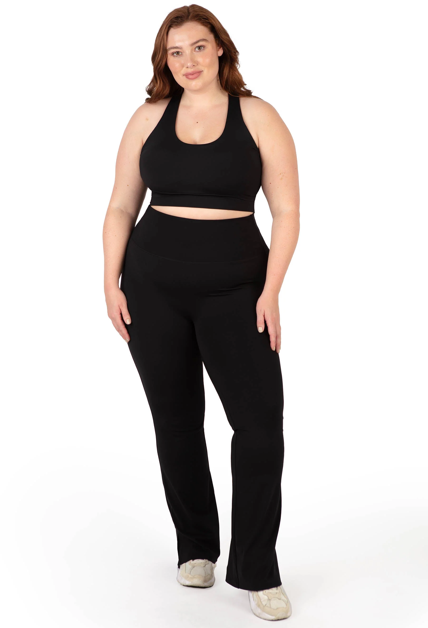 Plus Size Flare Leggings | High Waisted & Pet Hair Resistant - Image 2