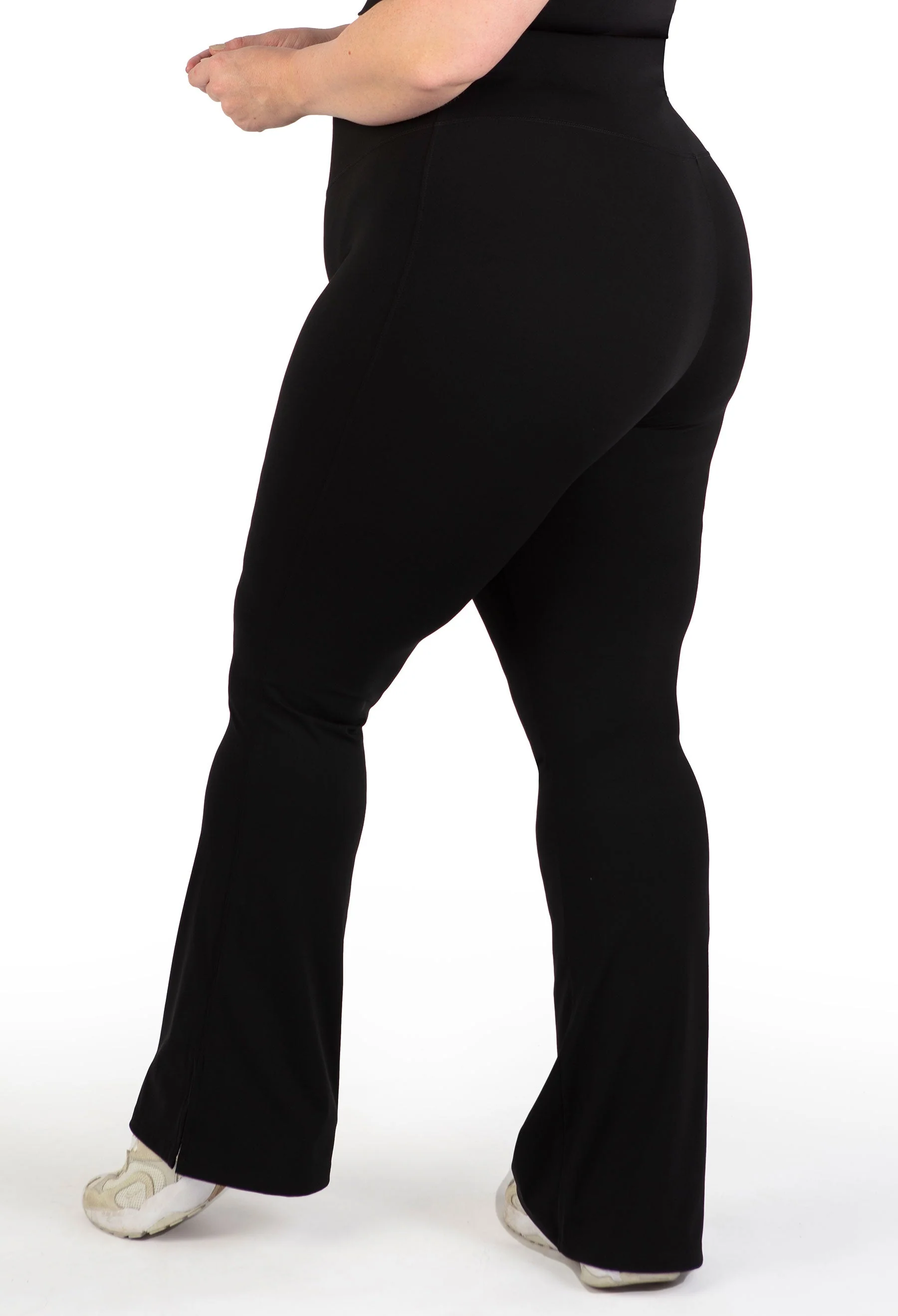 Plus Size Flare Leggings | High Waisted & Pet Hair Resistant - Image 4