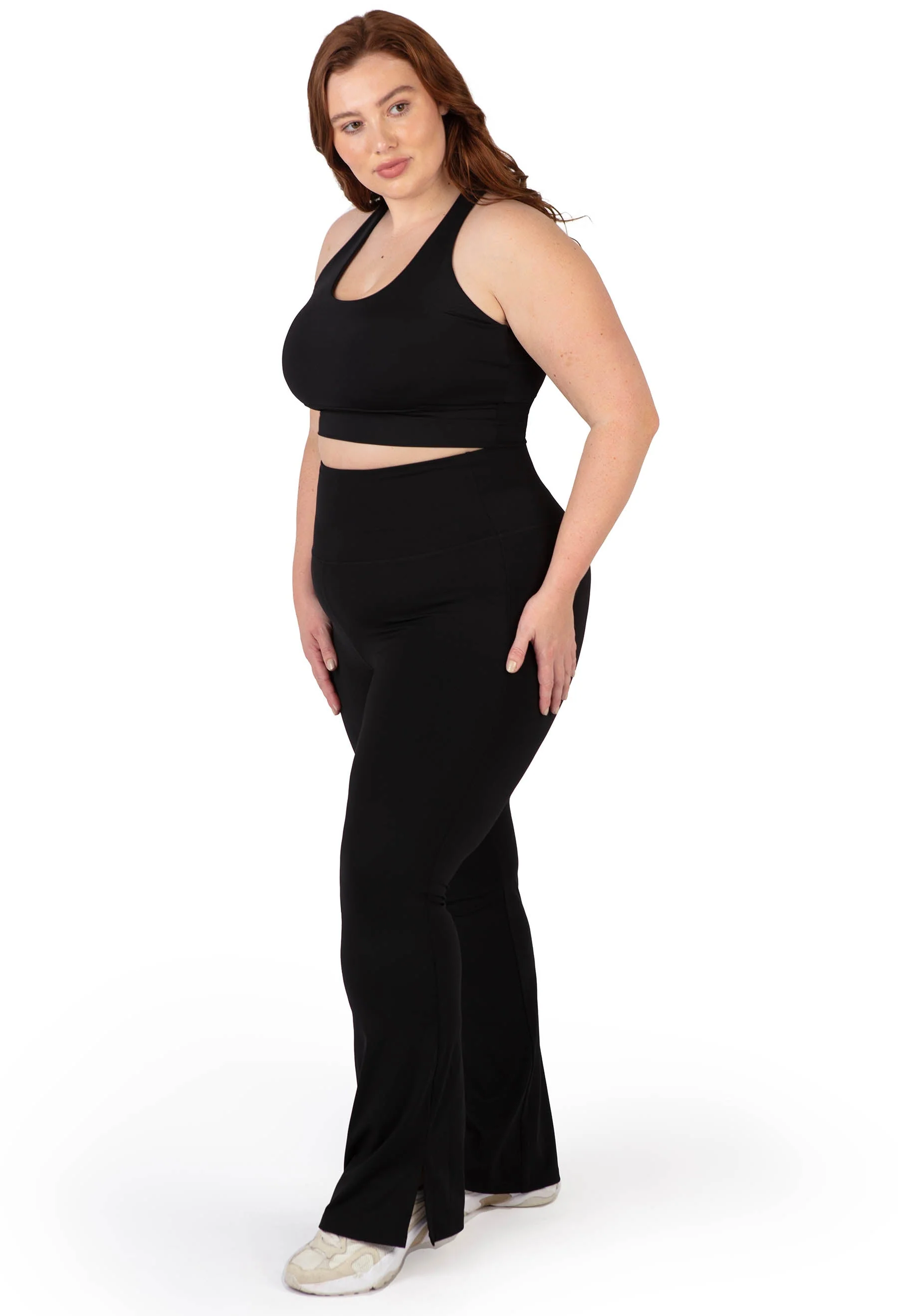 Plus Size Flare Leggings | High Waisted & Pet Hair Resistant - Image 5