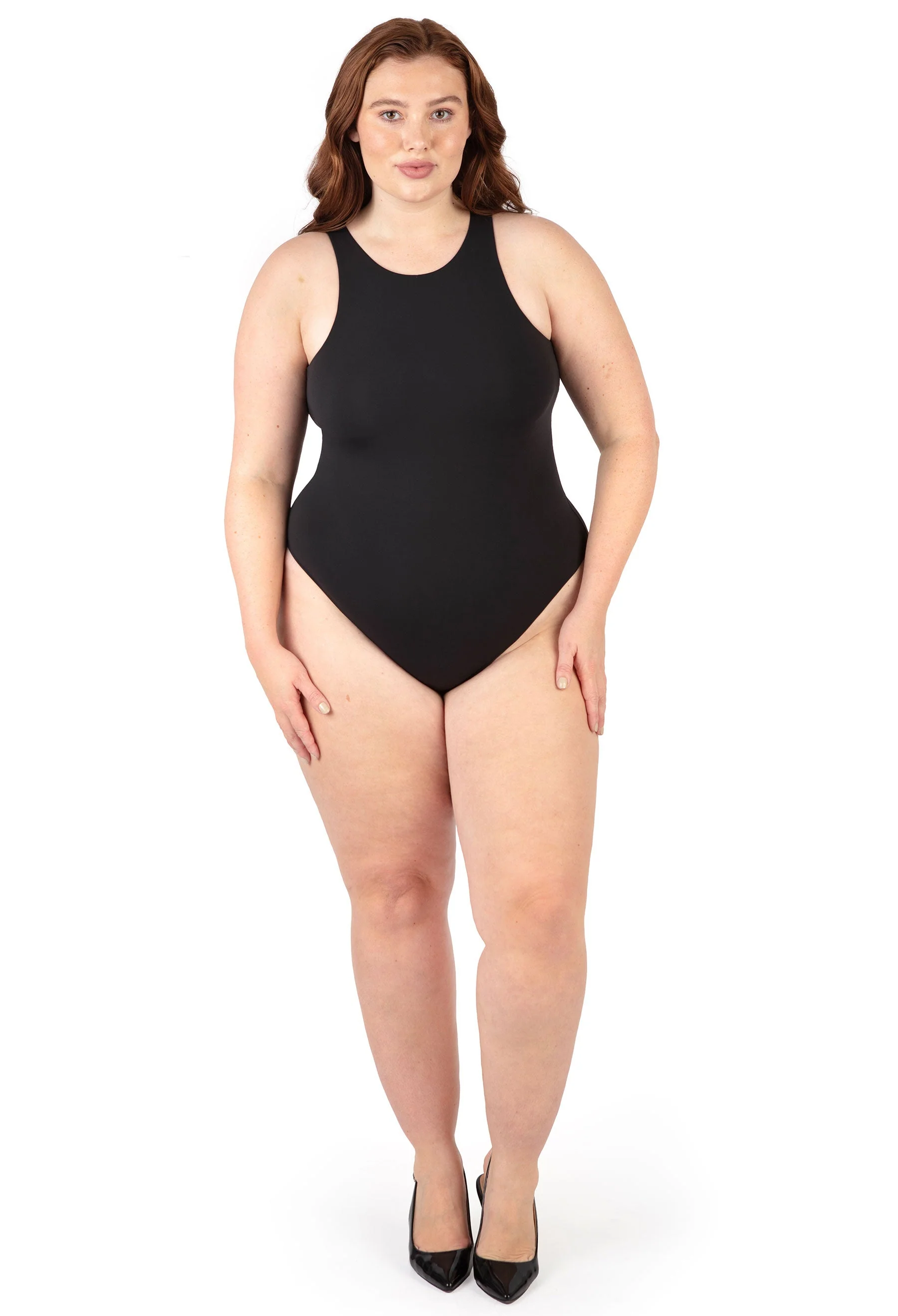 Plus Size High Neck Bodysuit G-String | ButterFit - Image 3