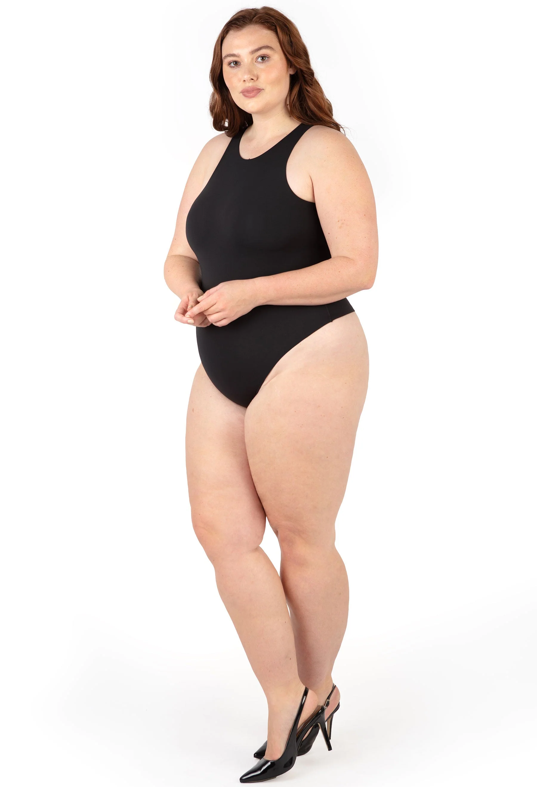 Plus Size High Neck Bodysuit G-String | ButterFit - Image 4