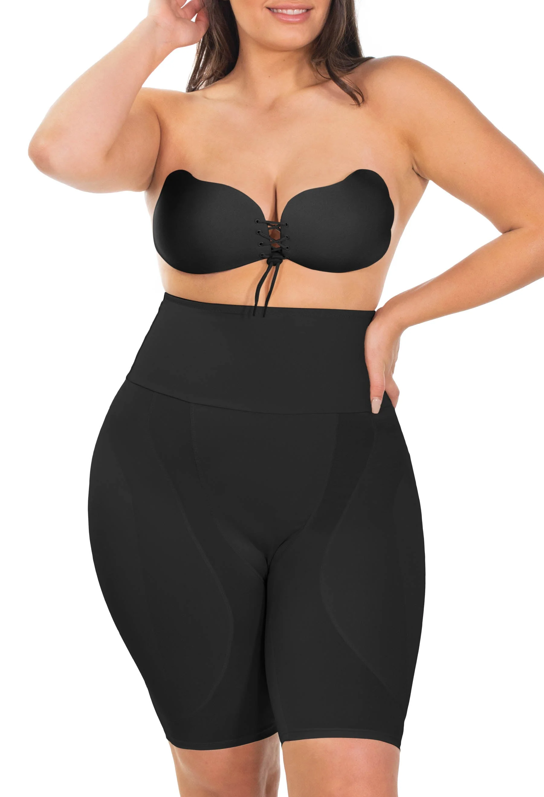 Plus Size Hip Balancing Chafe Free Shorts - Image 10