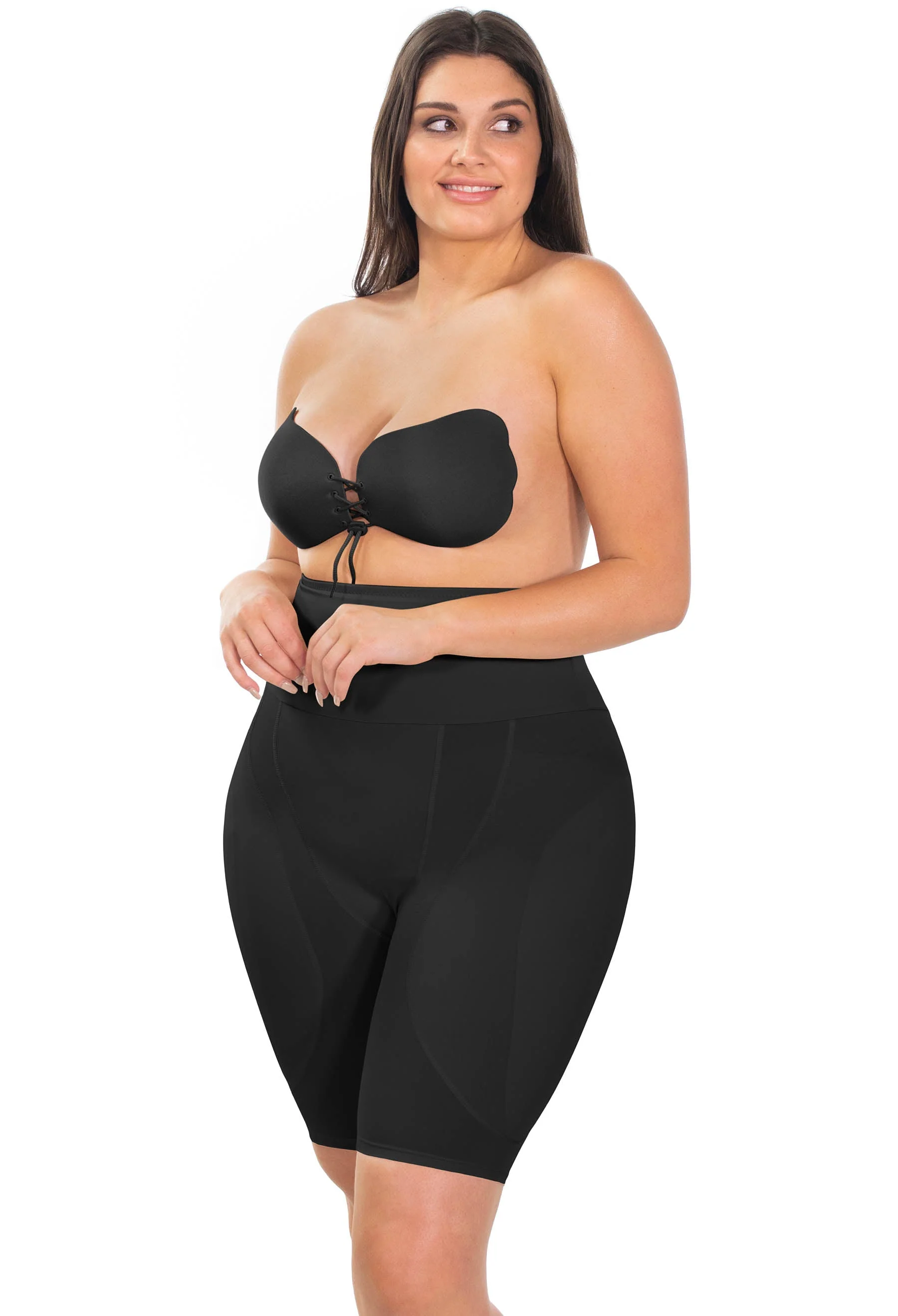 Plus Size Hip Balancing Chafe Free Shorts - Image 11