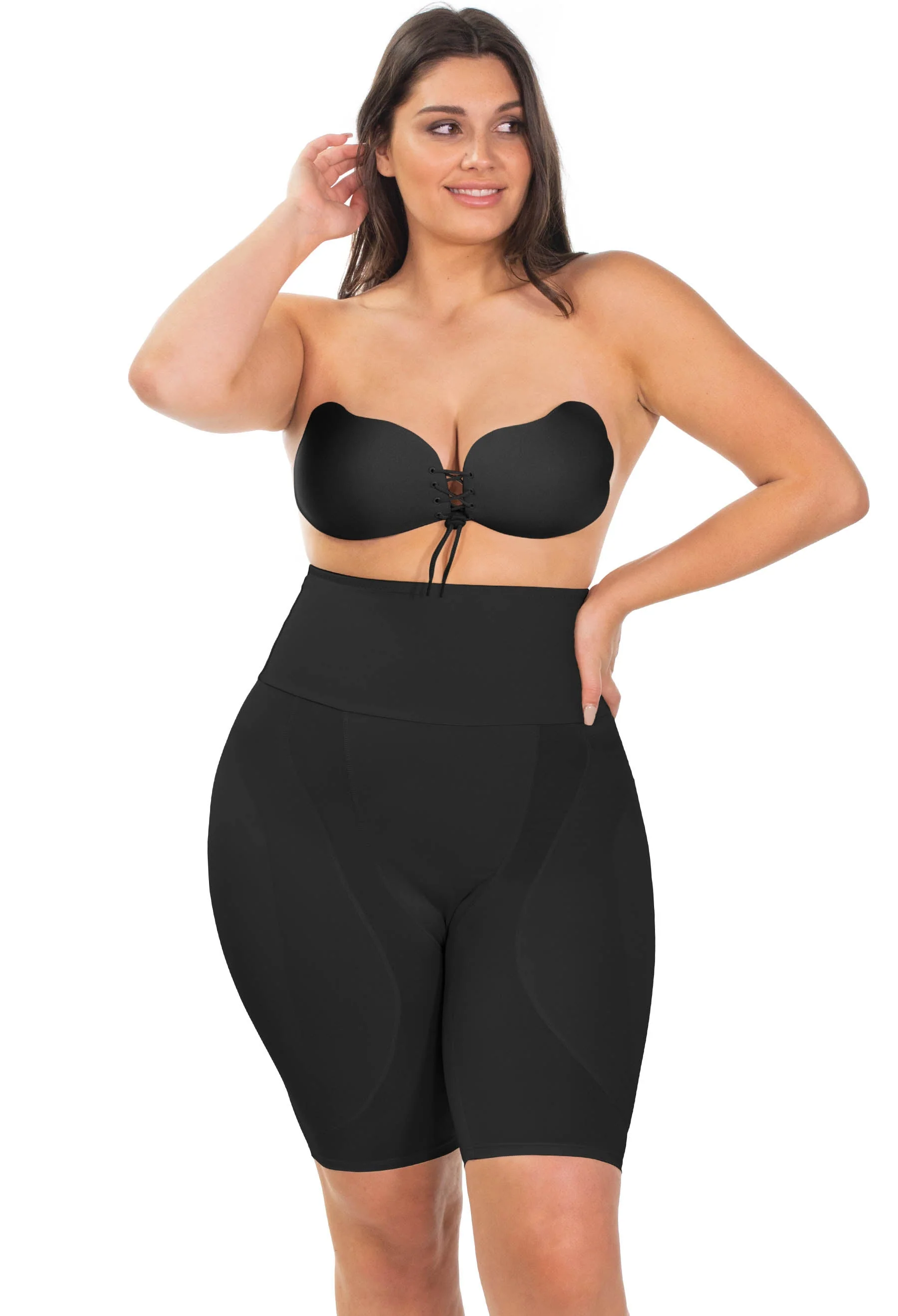 Plus Size Hip Balancing Chafe Free Shorts - Image 12