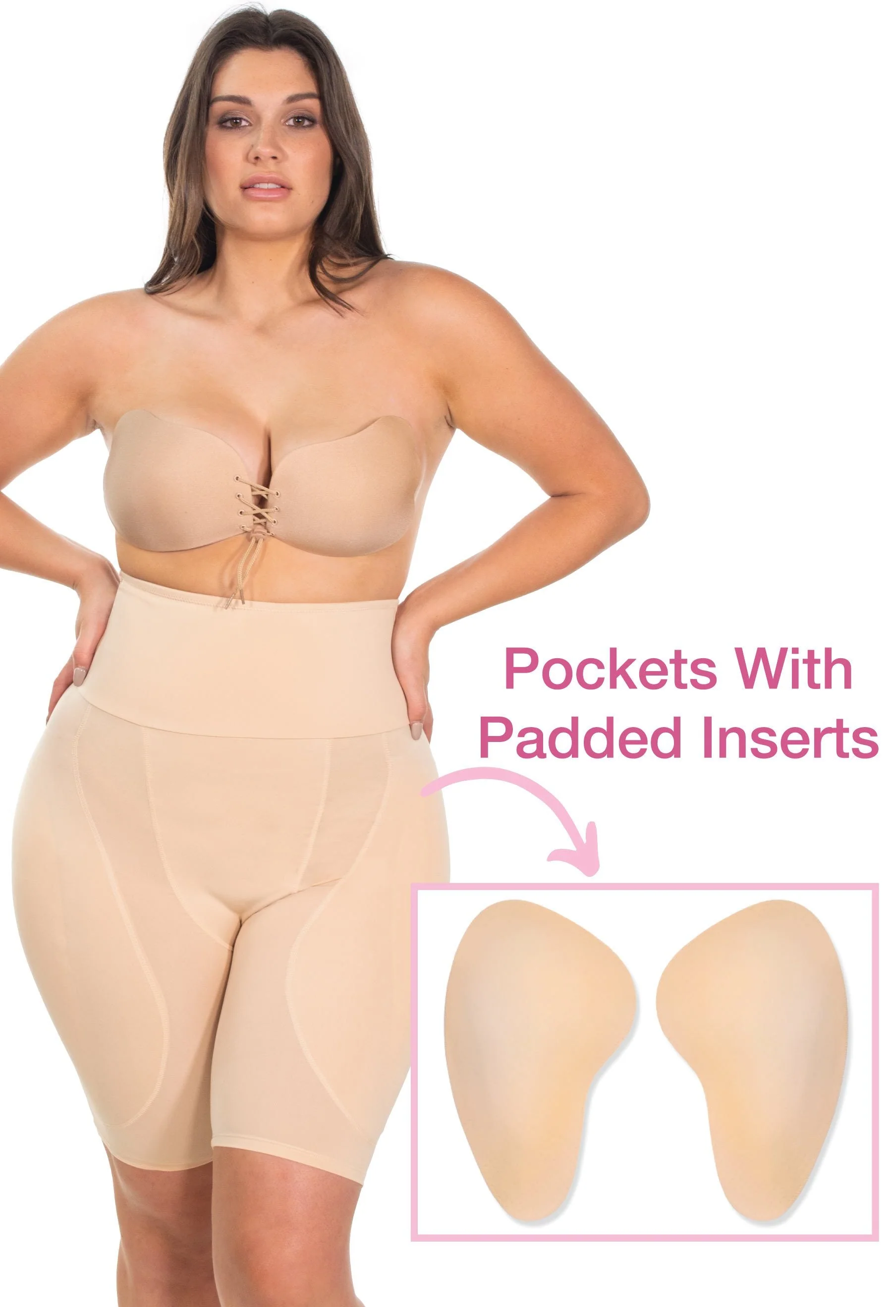 Plus Size Hip Balancing Chafe Free Shorts - Image 2
