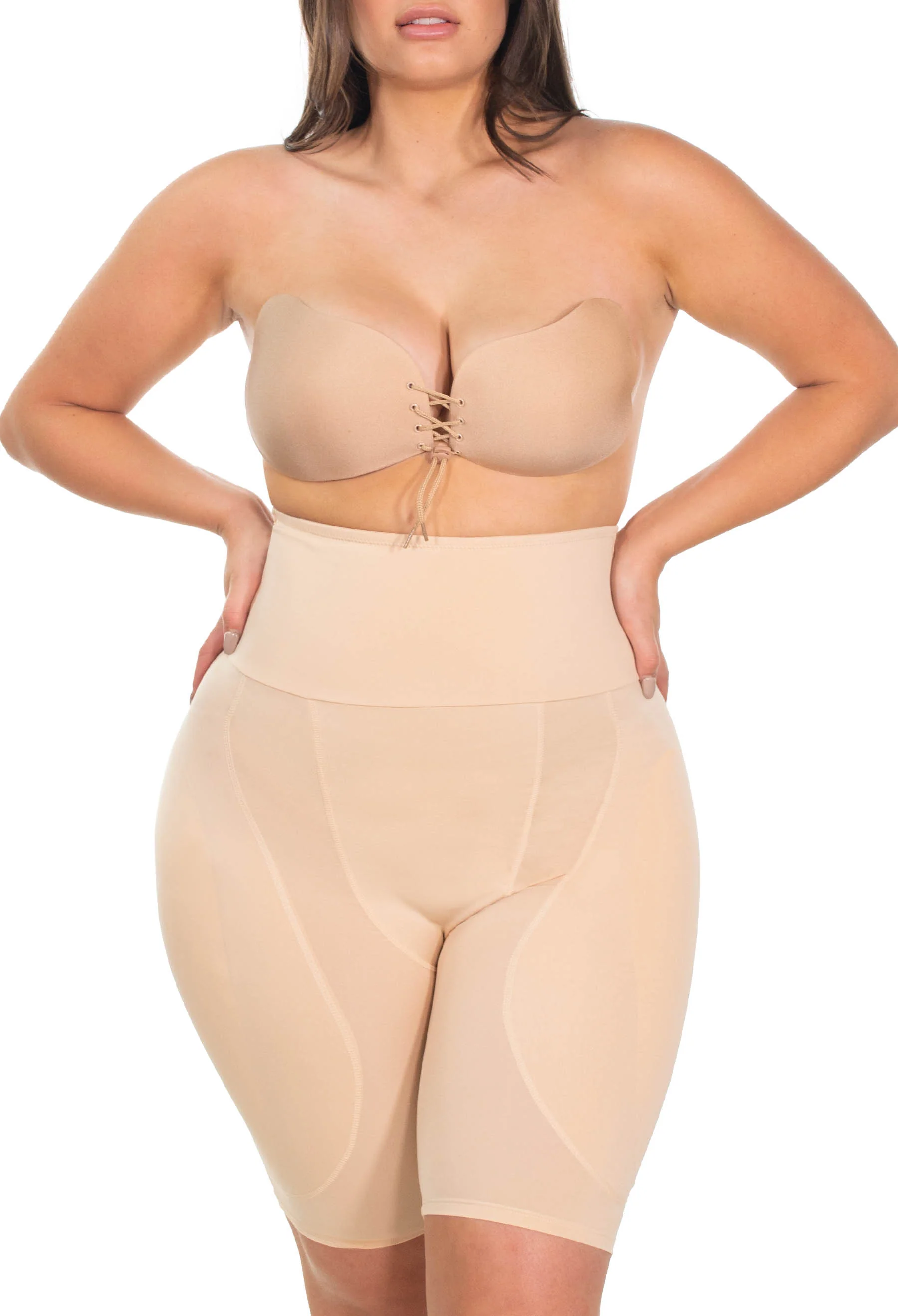Plus Size Hip Balancing Chafe Free Shorts - Image 3
