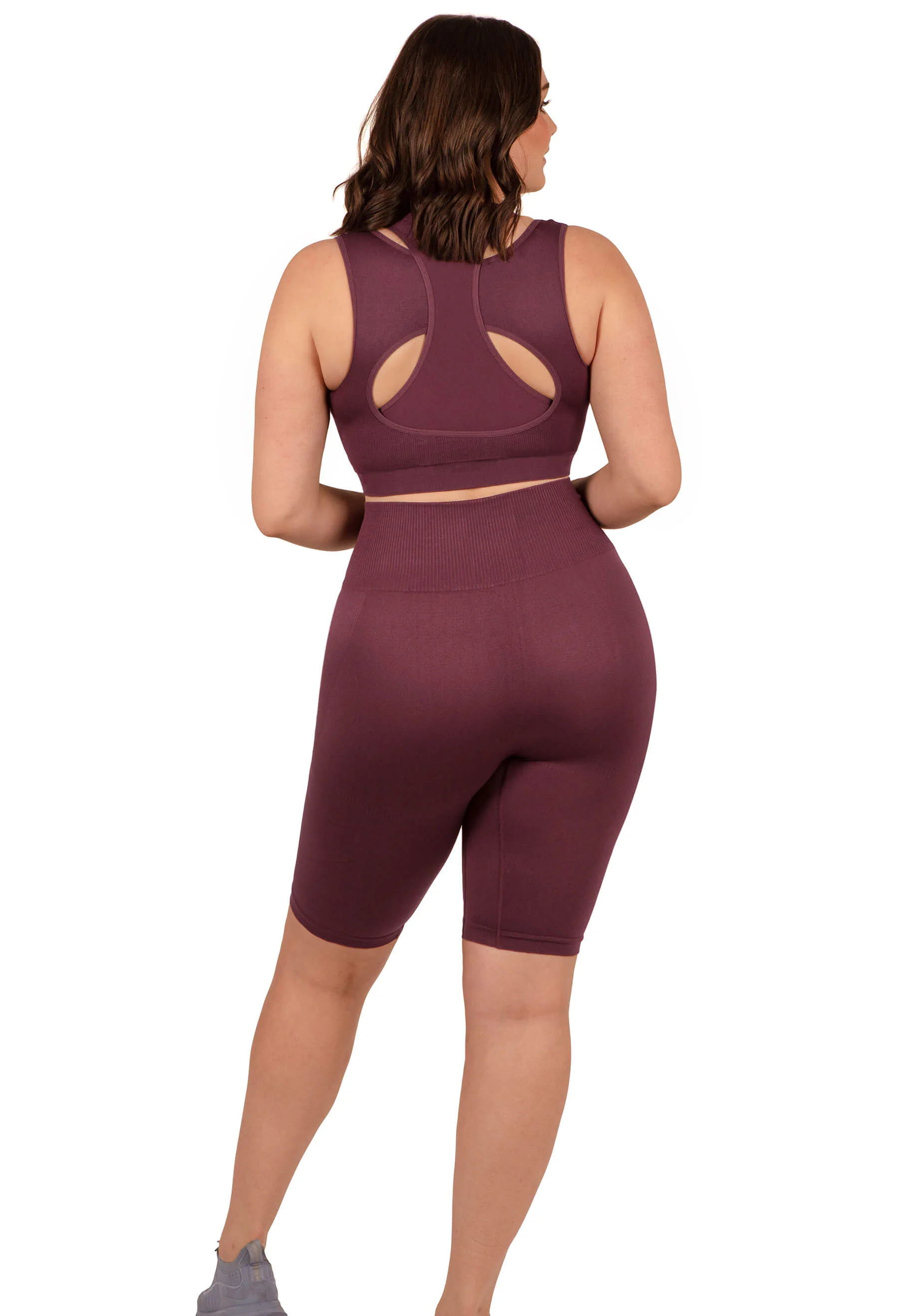 Seamless High Waist Long Biker Shorts - Image 8