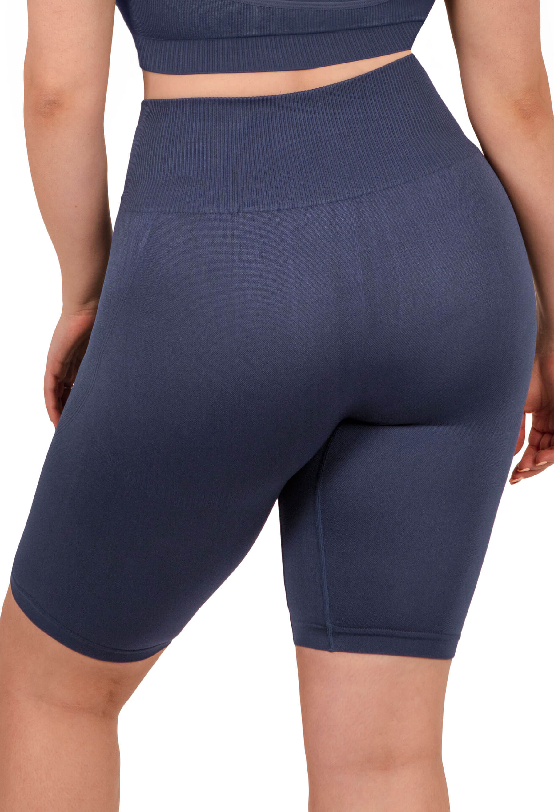 Seamless High Waist Long Biker Shorts - Image 5