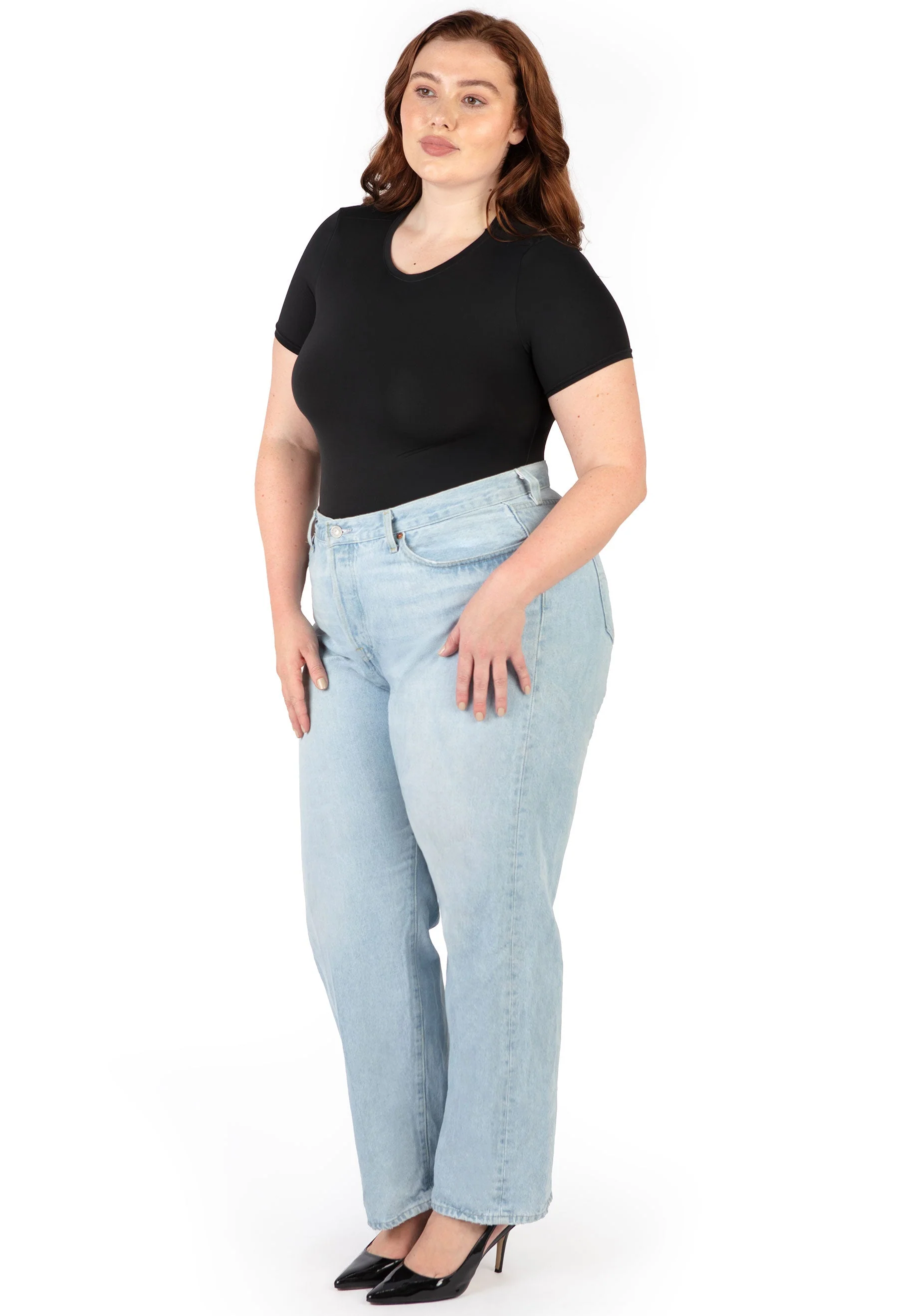 Plus Size T-Shirt Bodysuit G-String | ButterFit - Image 5