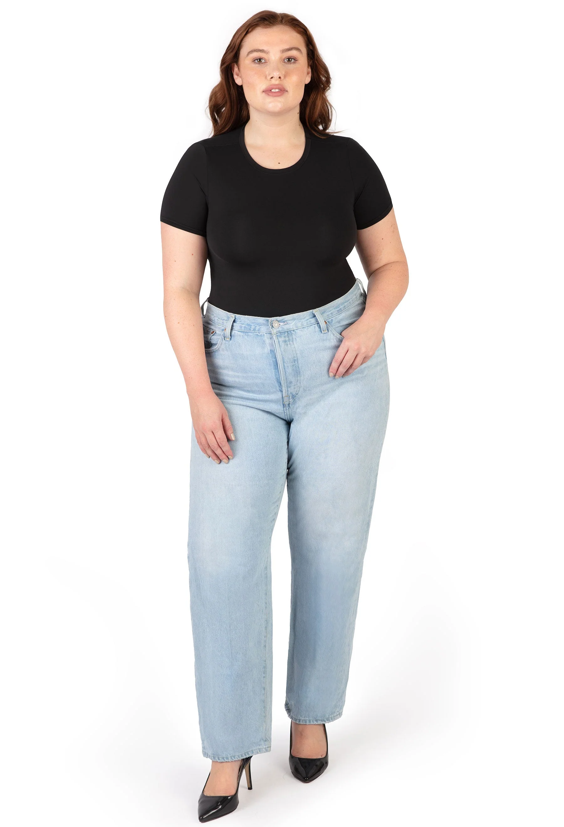 Plus Size T-Shirt Bodysuit G-String | ButterFit - Image 6