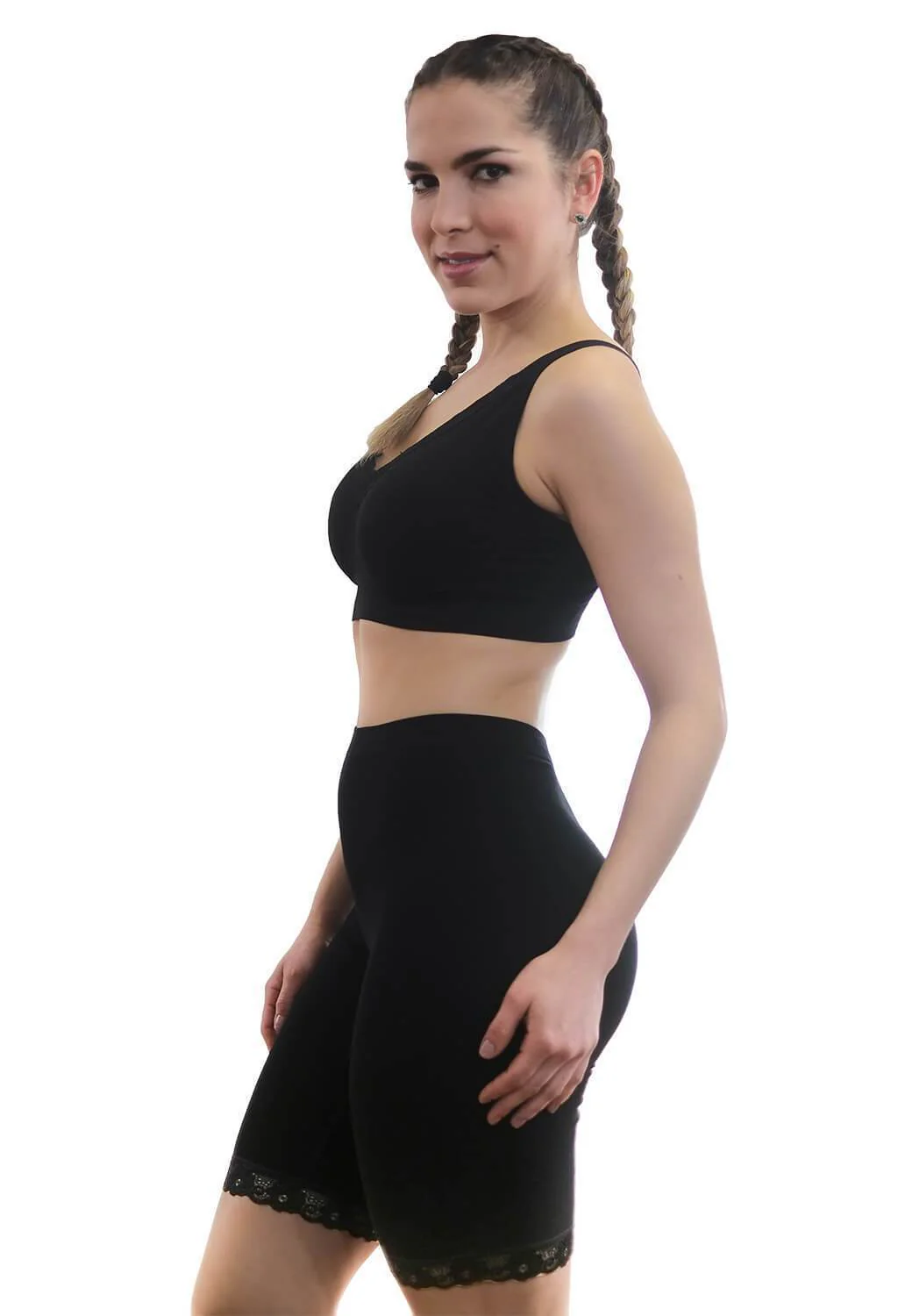 Post Surgery Comfort Long Shorts | Seamless Cotton Blend - Image 17