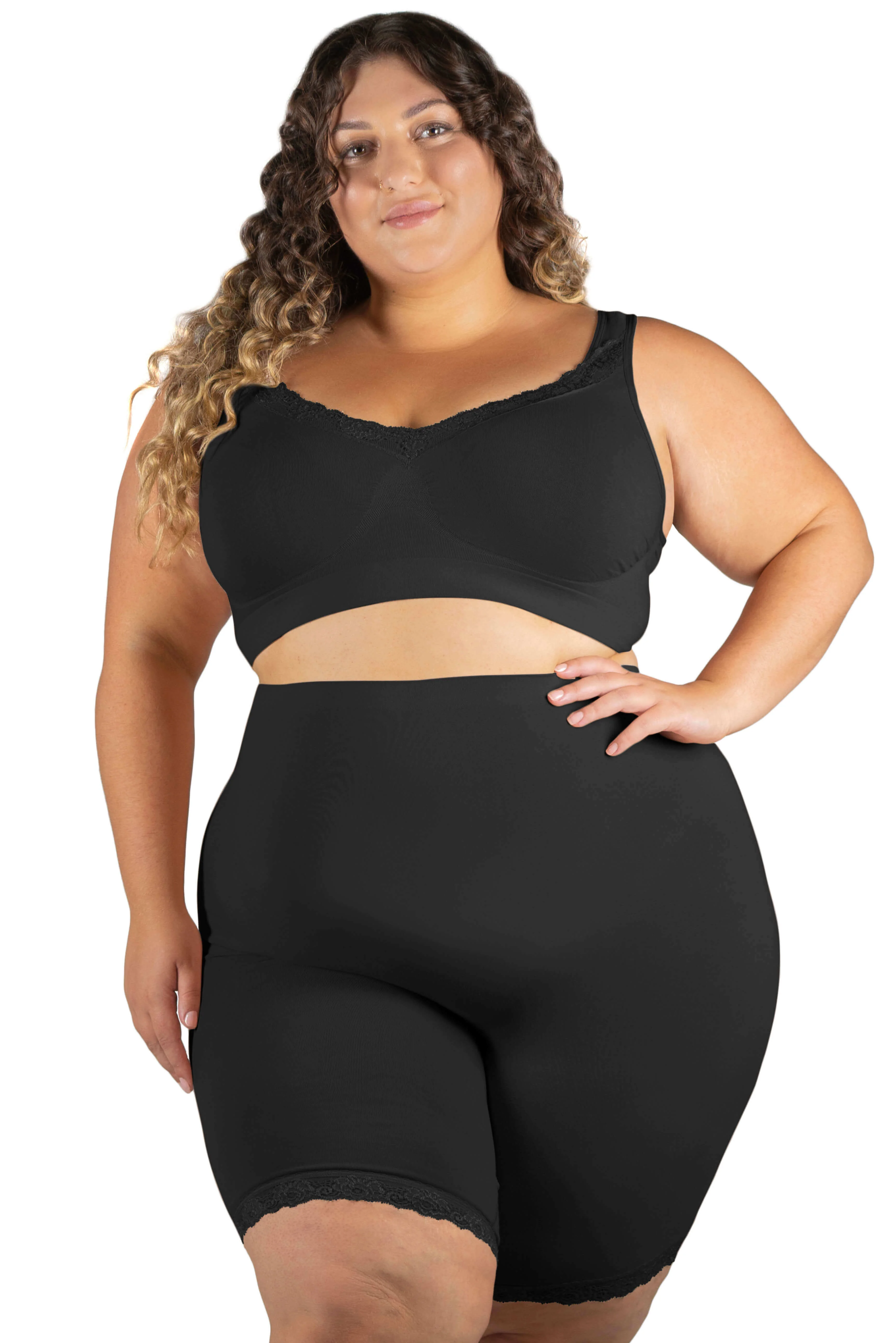 Post Surgery Comfort Long Shorts | Seamless Cotton Blend - Image 20