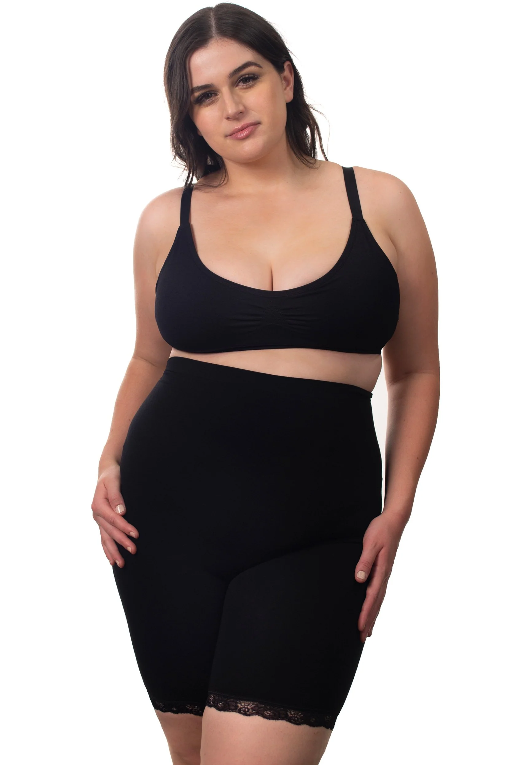 Post Surgery Comfort Long Shorts | Seamless Cotton Blend - 3 Pack - Image 12
