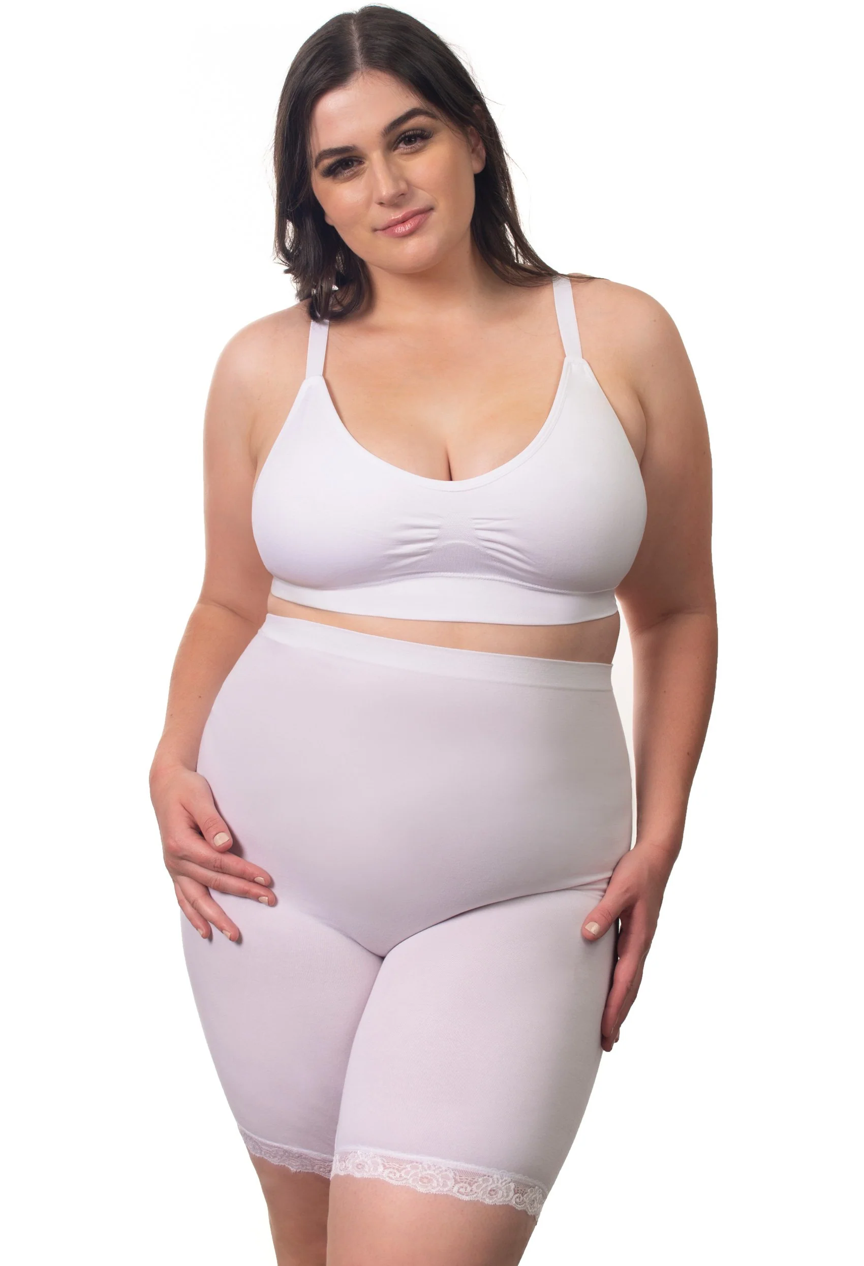 Post Surgery Comfort Long Shorts | Seamless Cotton Blend - 3 Pack - Image 13