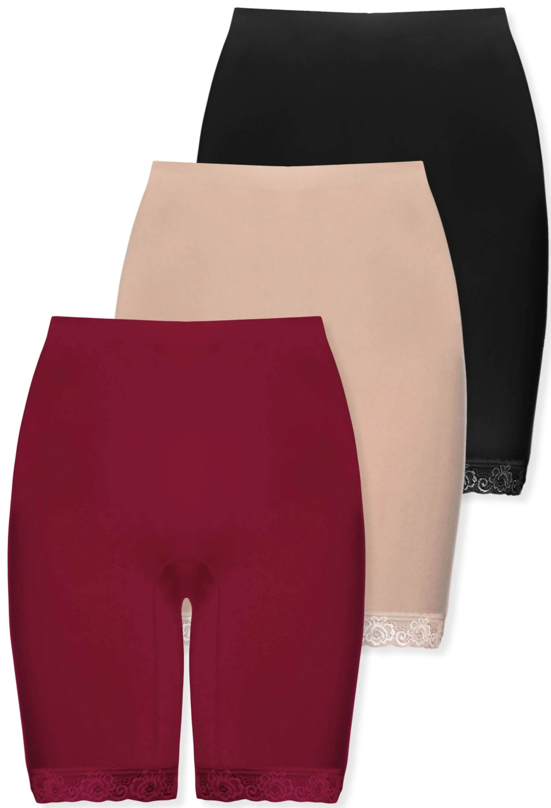 Post Surgery Comfort Long Shorts | Seamless Cotton Blend - 3 Pack - Image 17