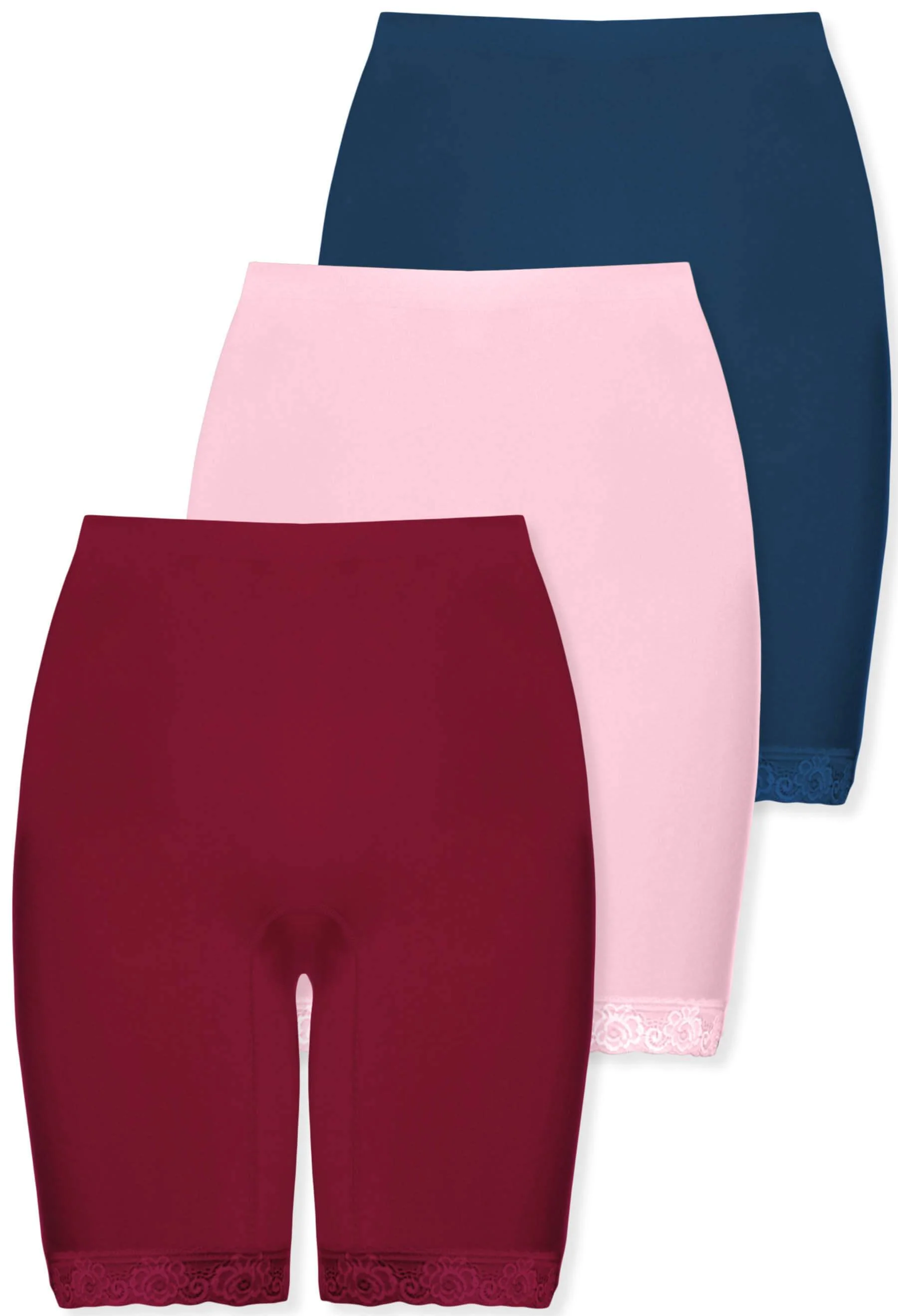 Post Surgery Comfort Long Shorts | Seamless Cotton Blend - 3 Pack - Image 18
