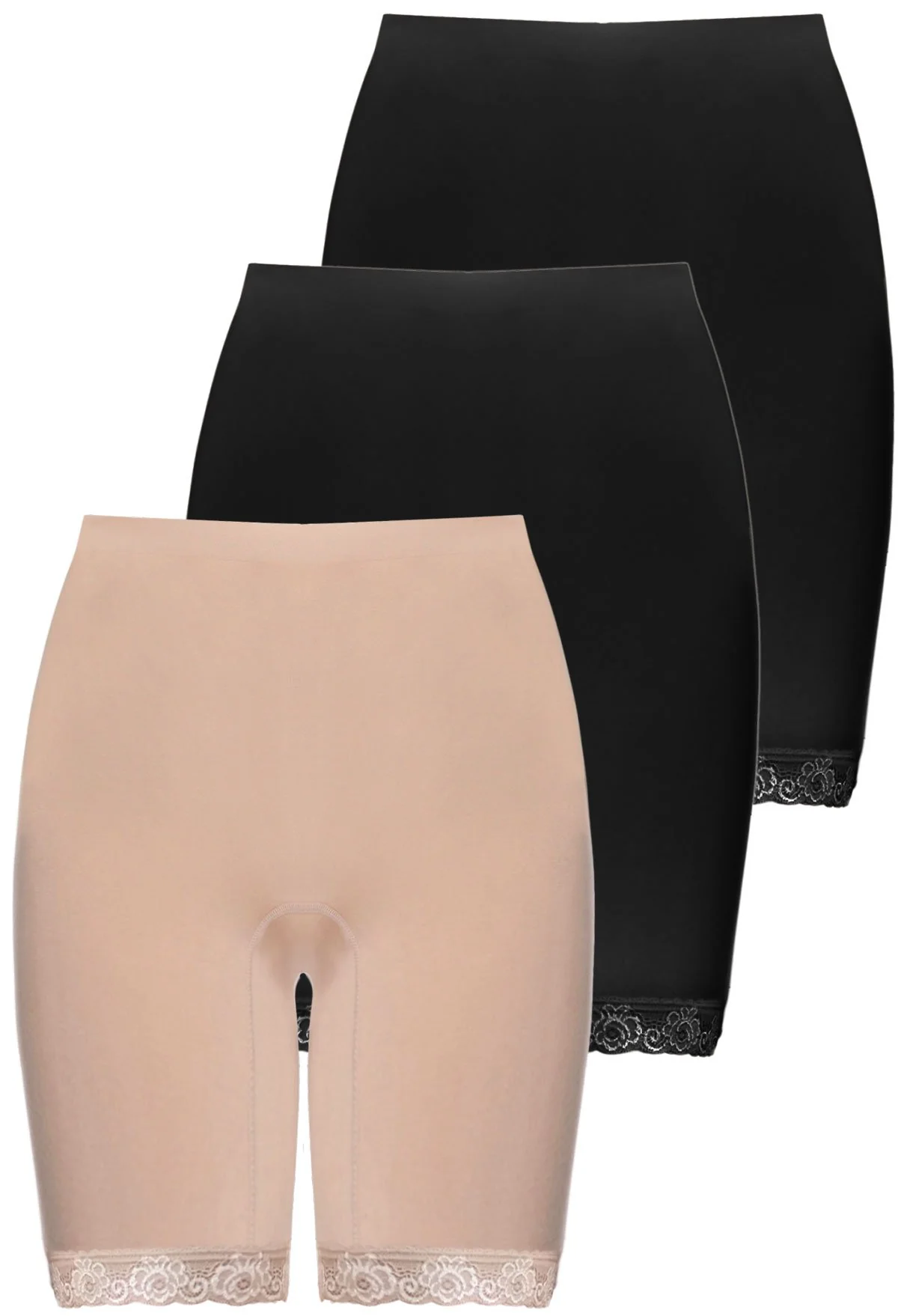 Post Surgery Comfort Long Shorts | Seamless Cotton Blend - 3 Pack - Image 20