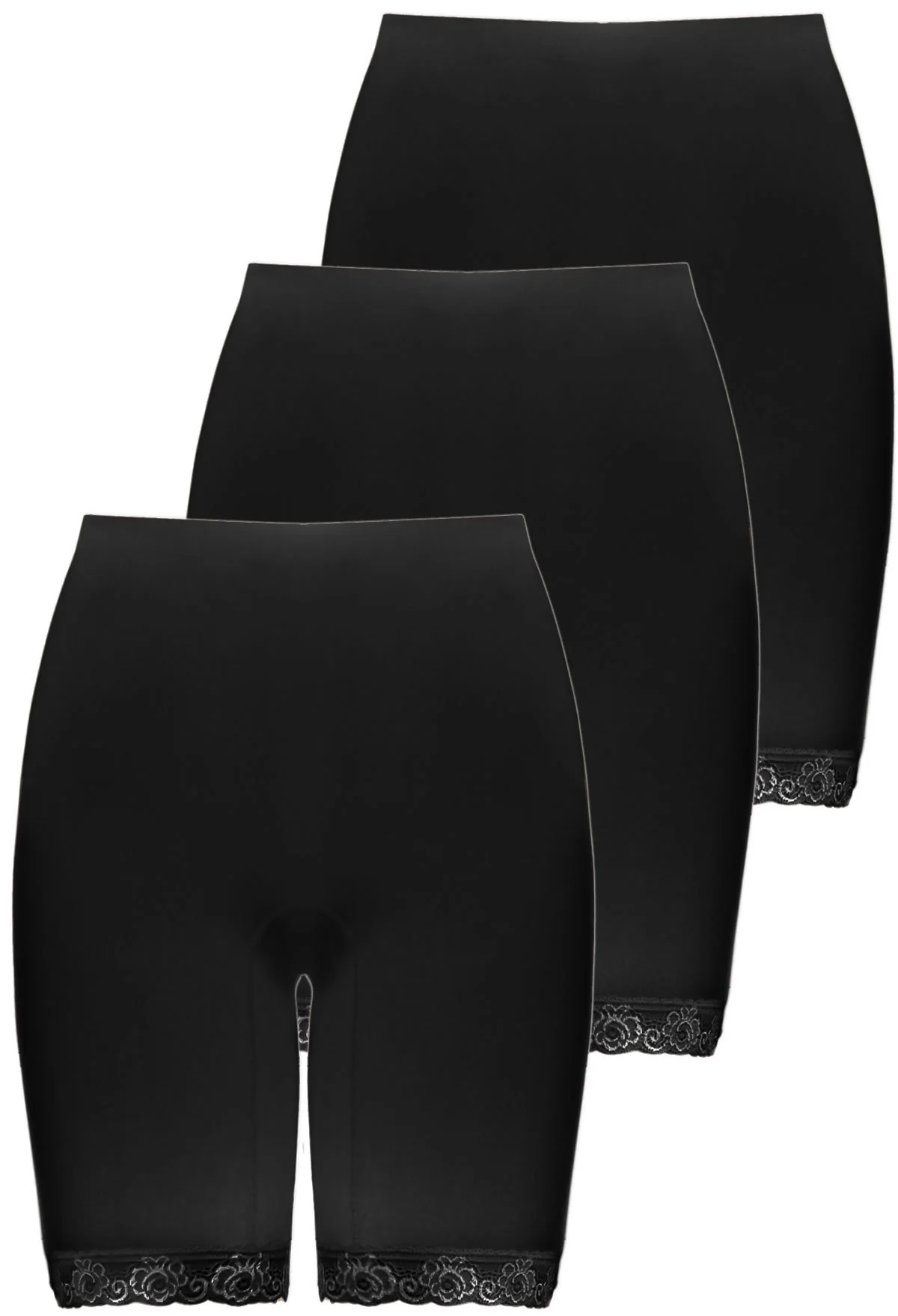 Post Surgery Comfort Long Shorts | Seamless Cotton Blend - 3 Pack - Image 21