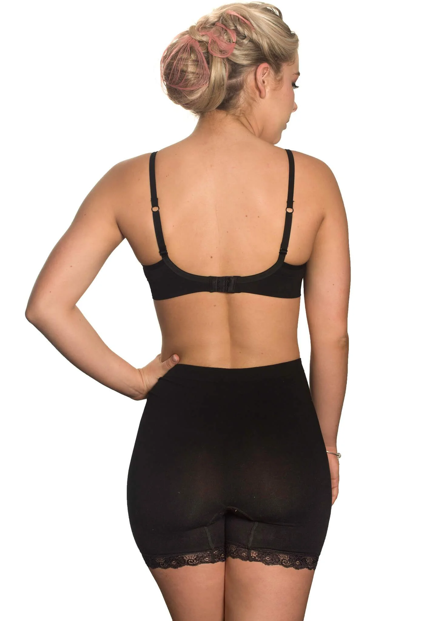 Anti Chafing High Rise Petite Cotton Rich Shorts - 3 Pack - Image 8