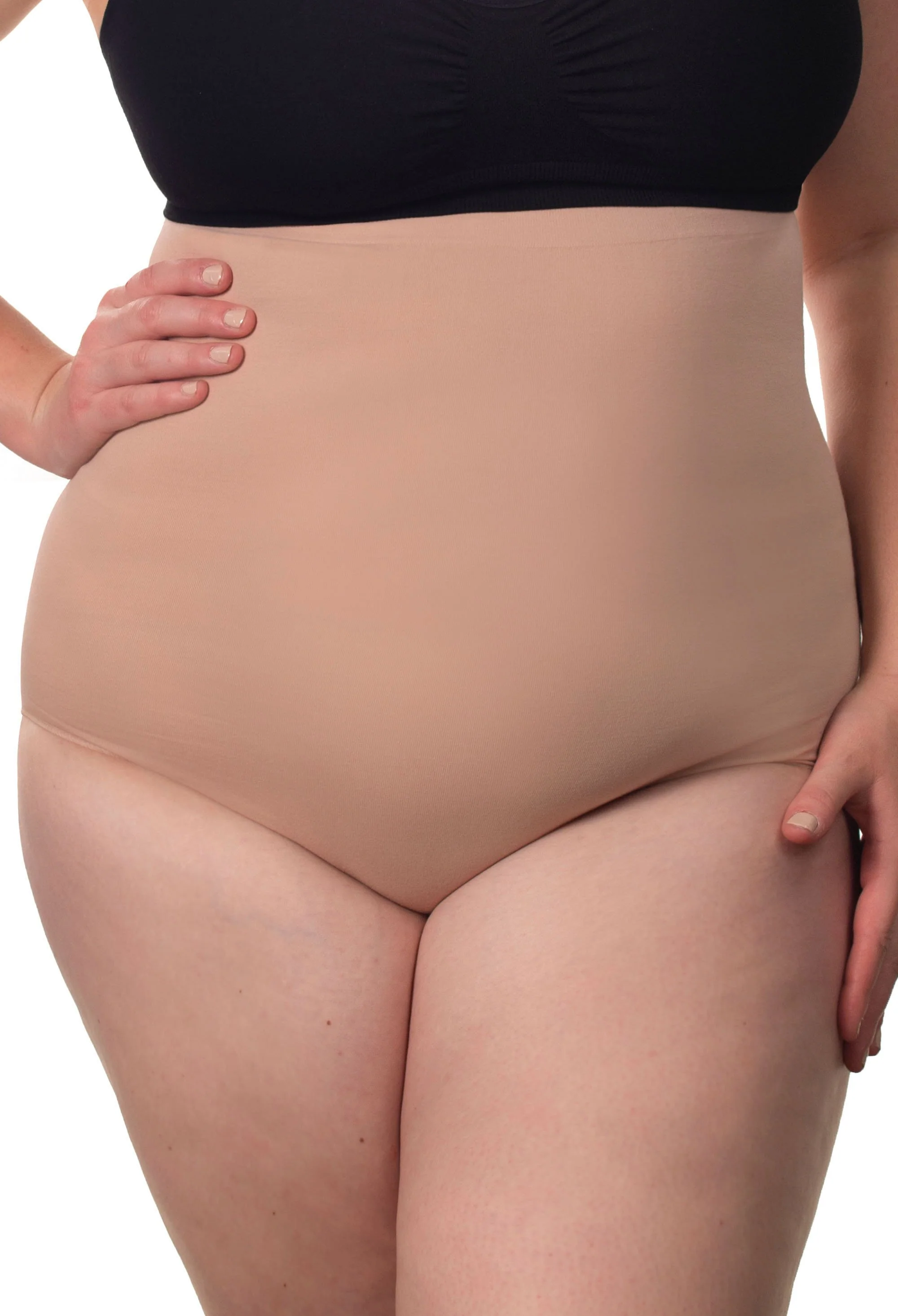 Post Surgery Underbust Comfort Brief | Seamless Cotton Blend - Image 2