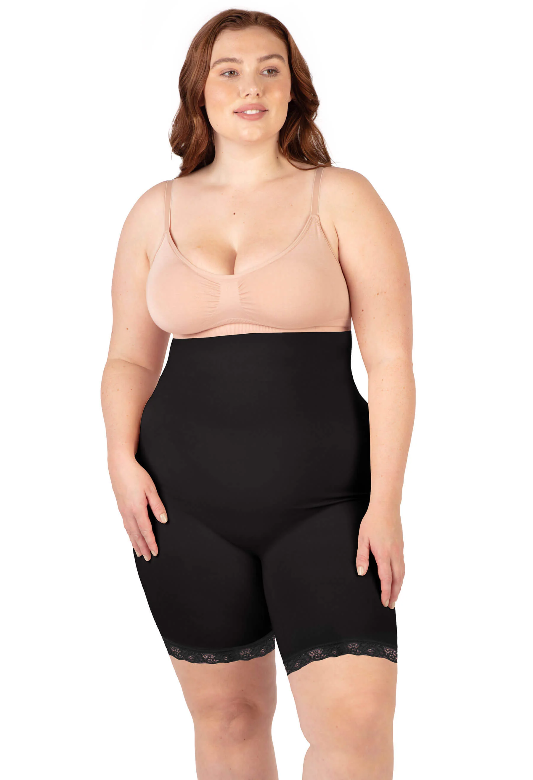 Underbust Anti Chafing Midi Cotton Rich Shorts - Image 10