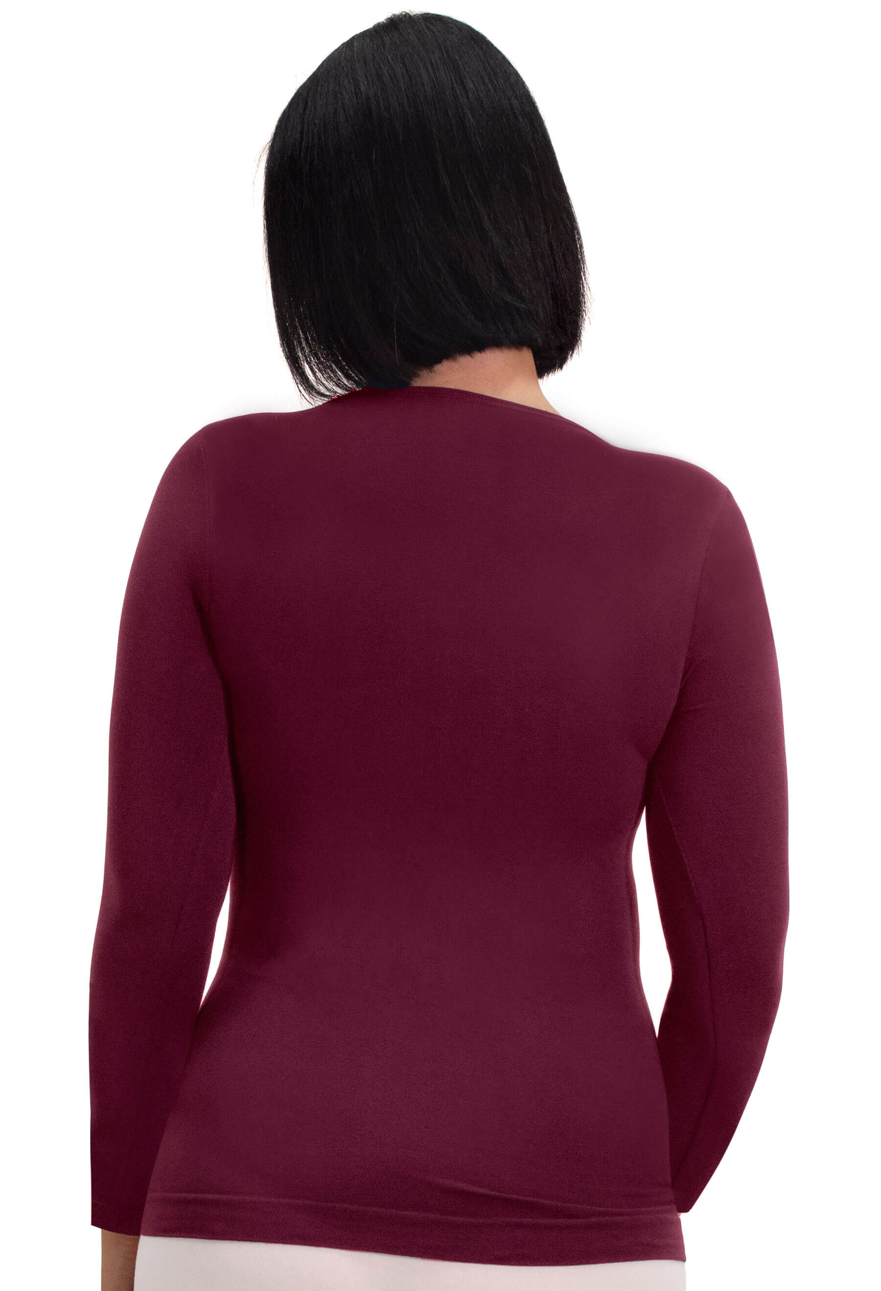 Pregnancy Bamboo Long Sleeve Top & Cross Fold Pants Set - Image 8