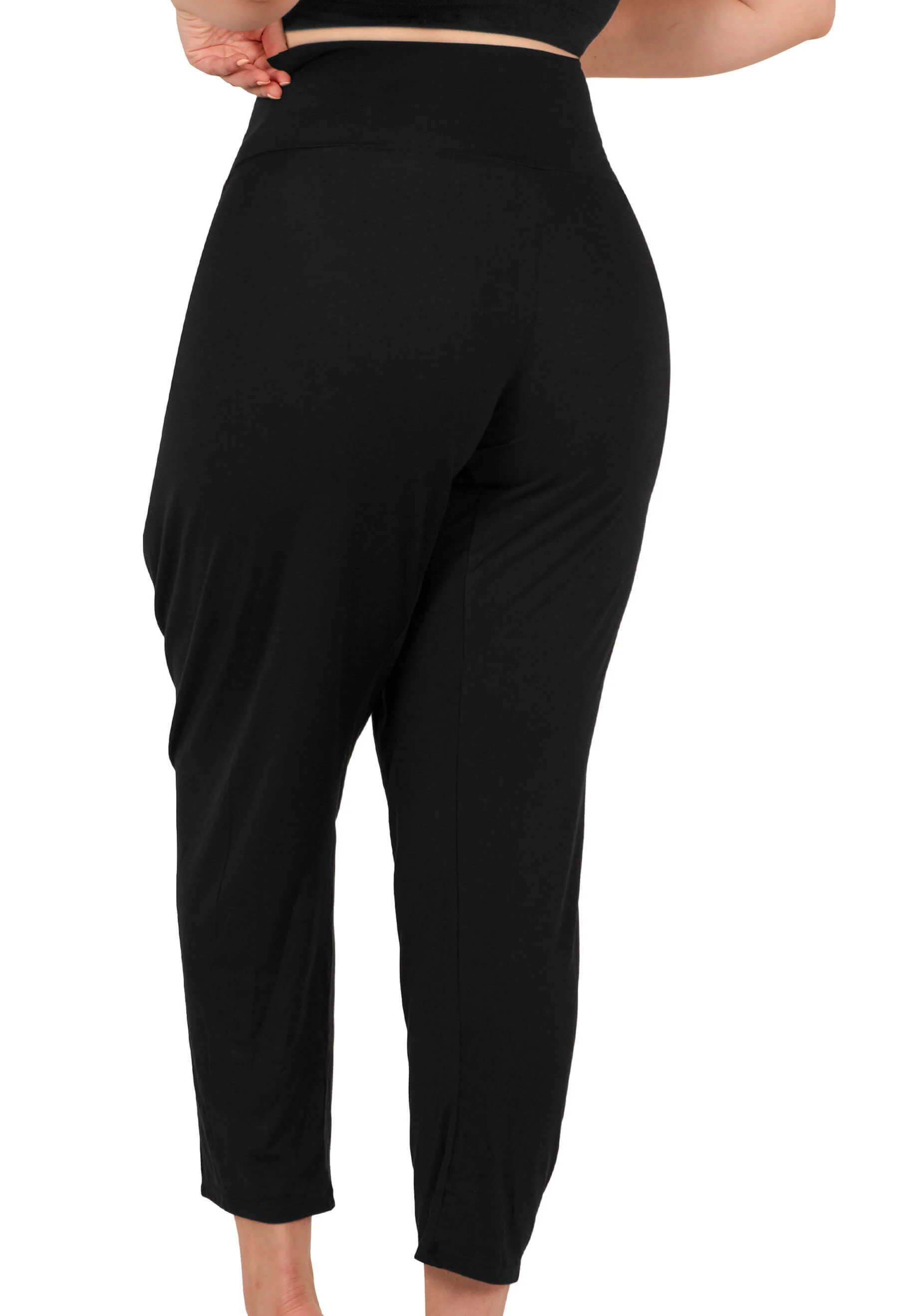 Pregnancy Bamboo Tank Top & Cross Fold Pants Set - Image 11