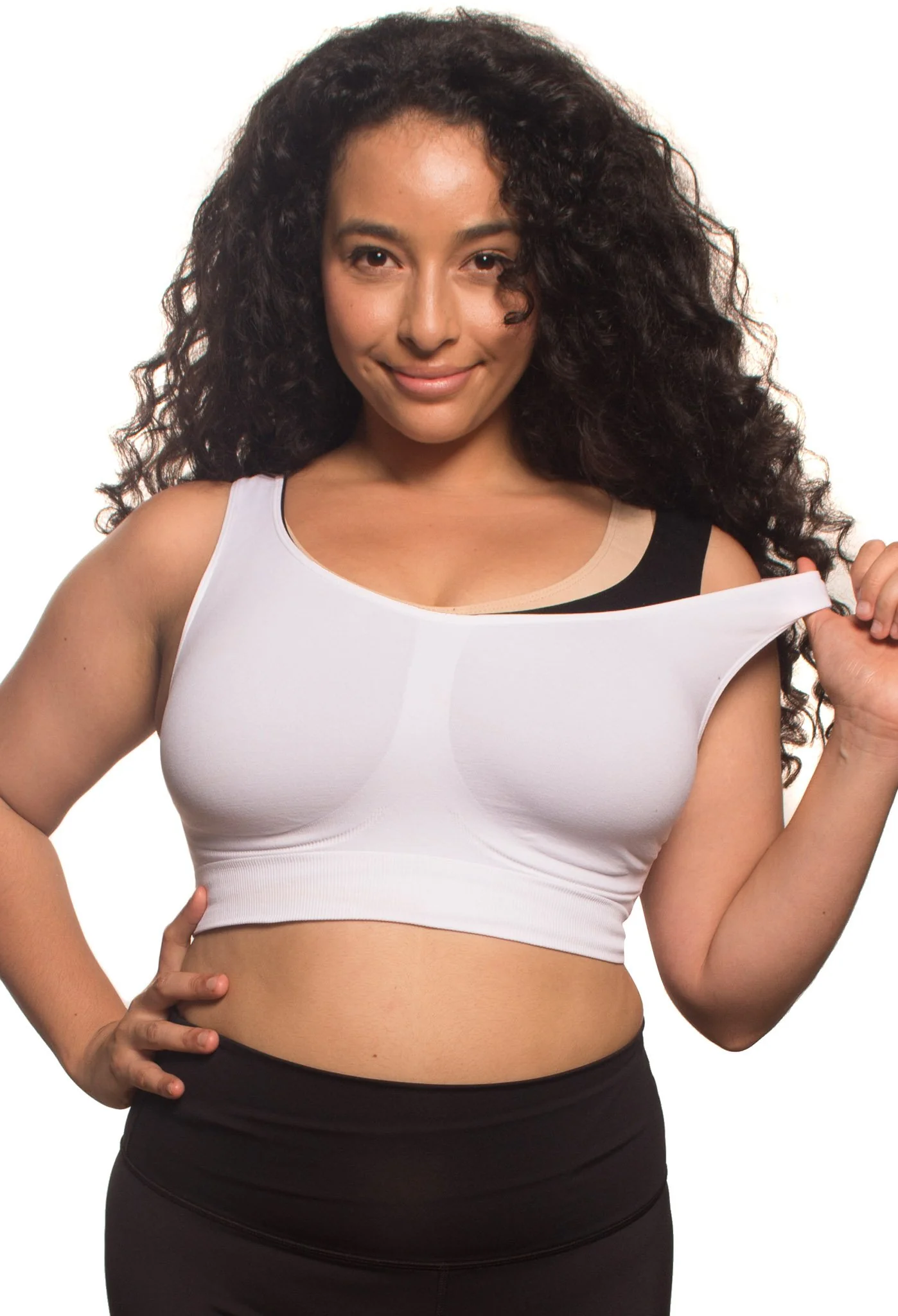 Wire Free High Back Pull On Crop Top - Image 9