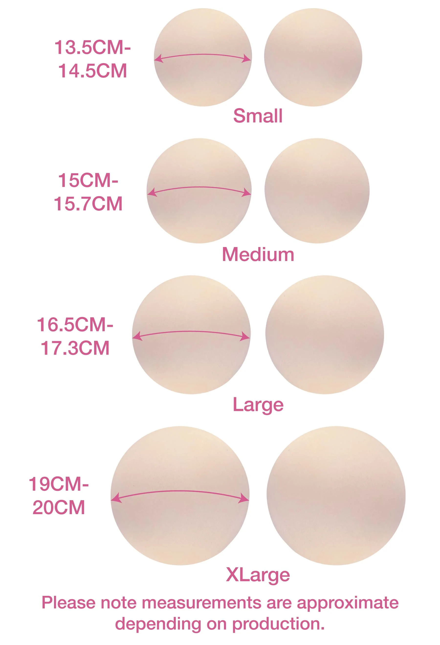 Round Pads to Match the Bamboo Padded Wirefree Bra - Image 2