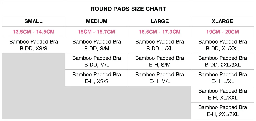 Round Pads to Match the Bamboo Padded Wirefree Bra - Image 3
