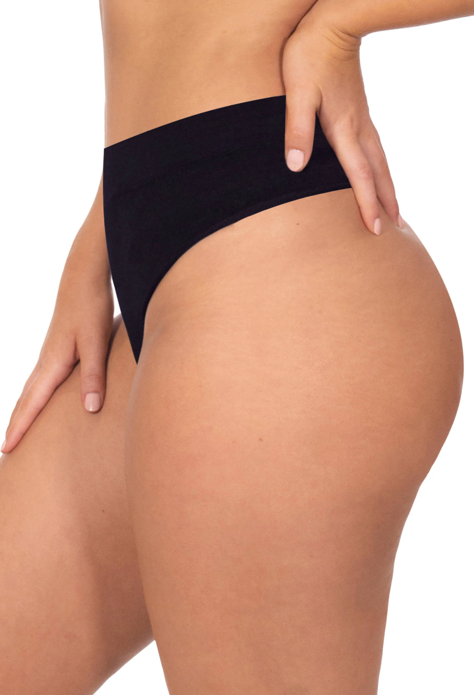 Seamless Cotton Rich High Waist G String - Image 5