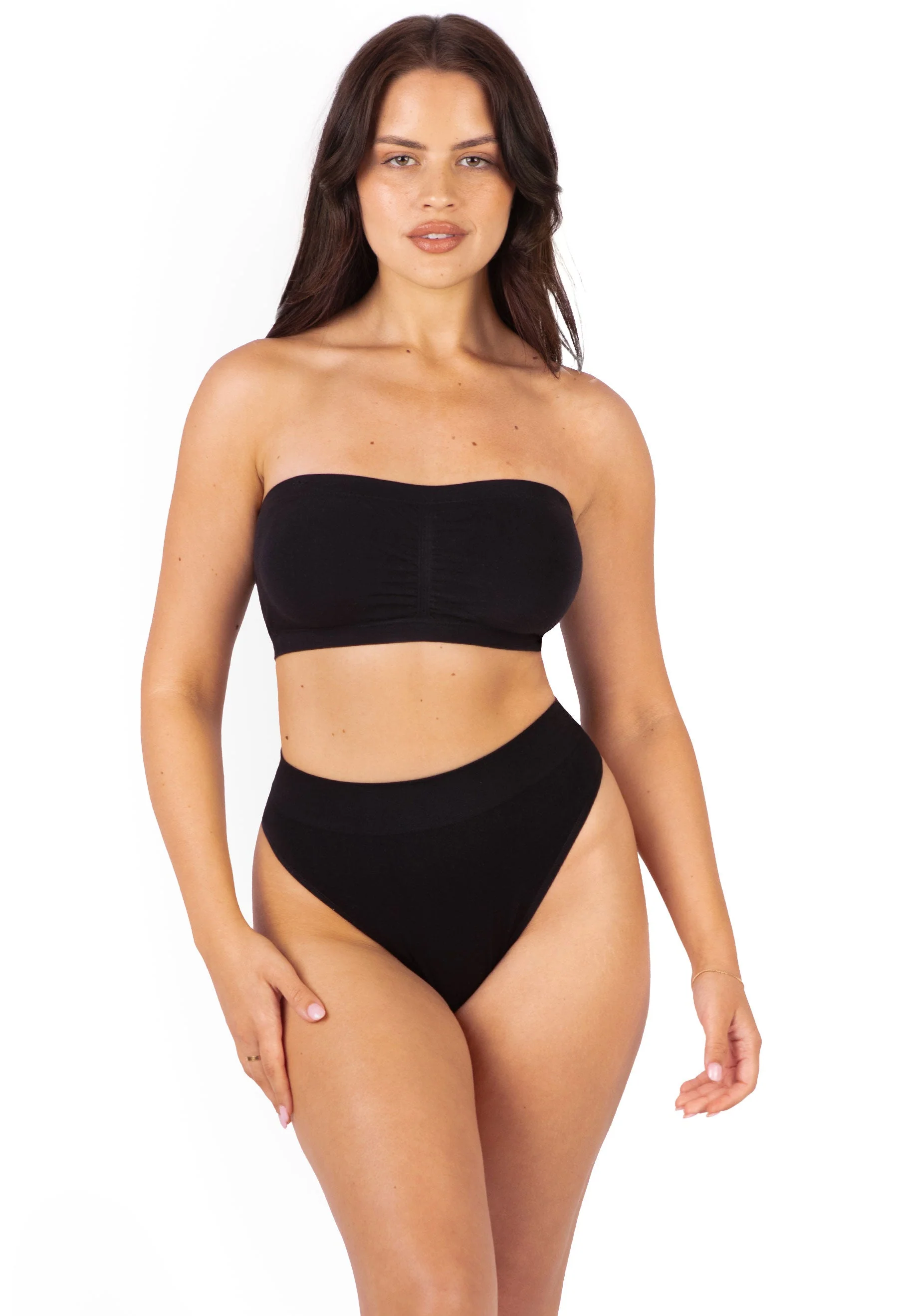Seamless Cotton Rich High Waist G String - 7 Pack - Image 10