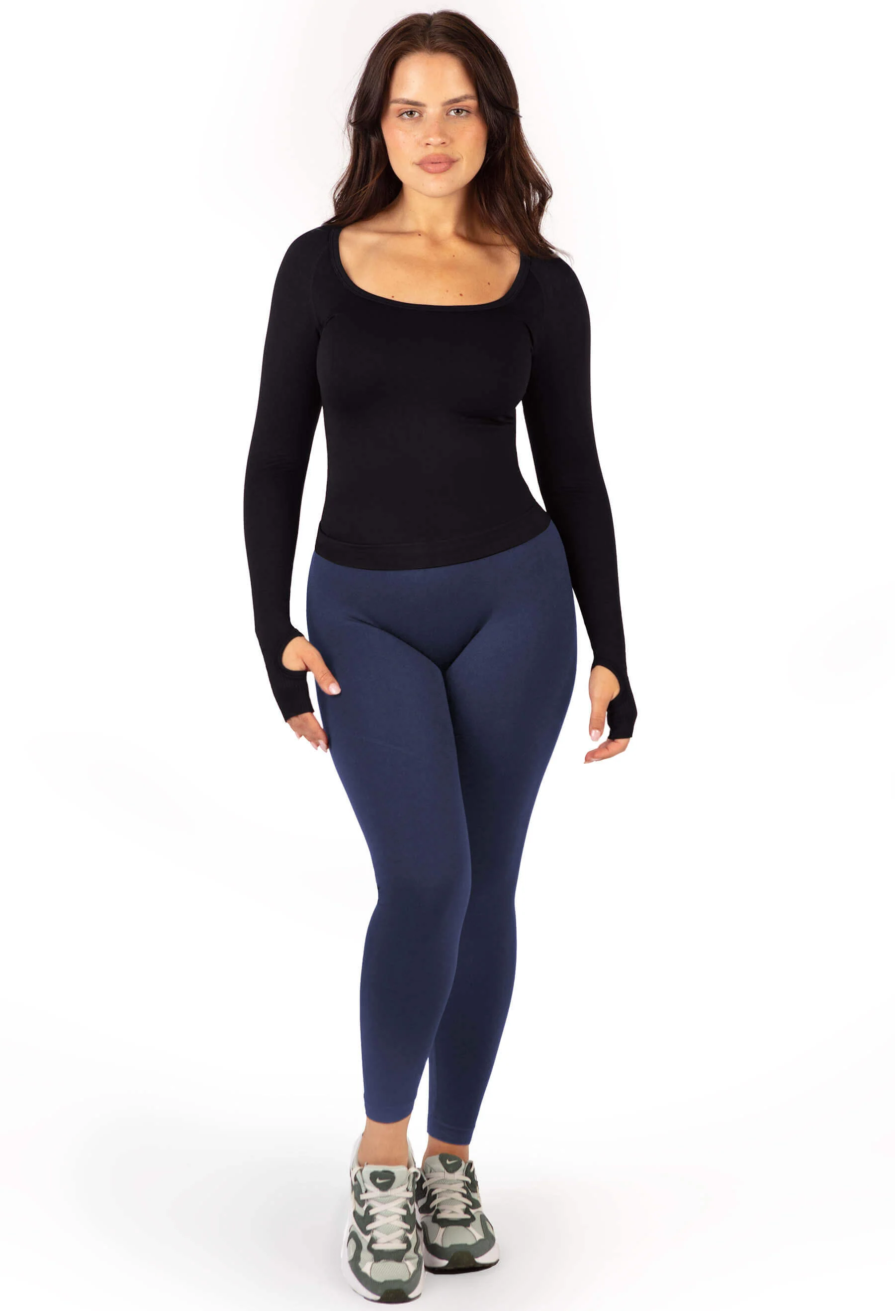 Seamless High Waist Full Length Leggings - Image 7