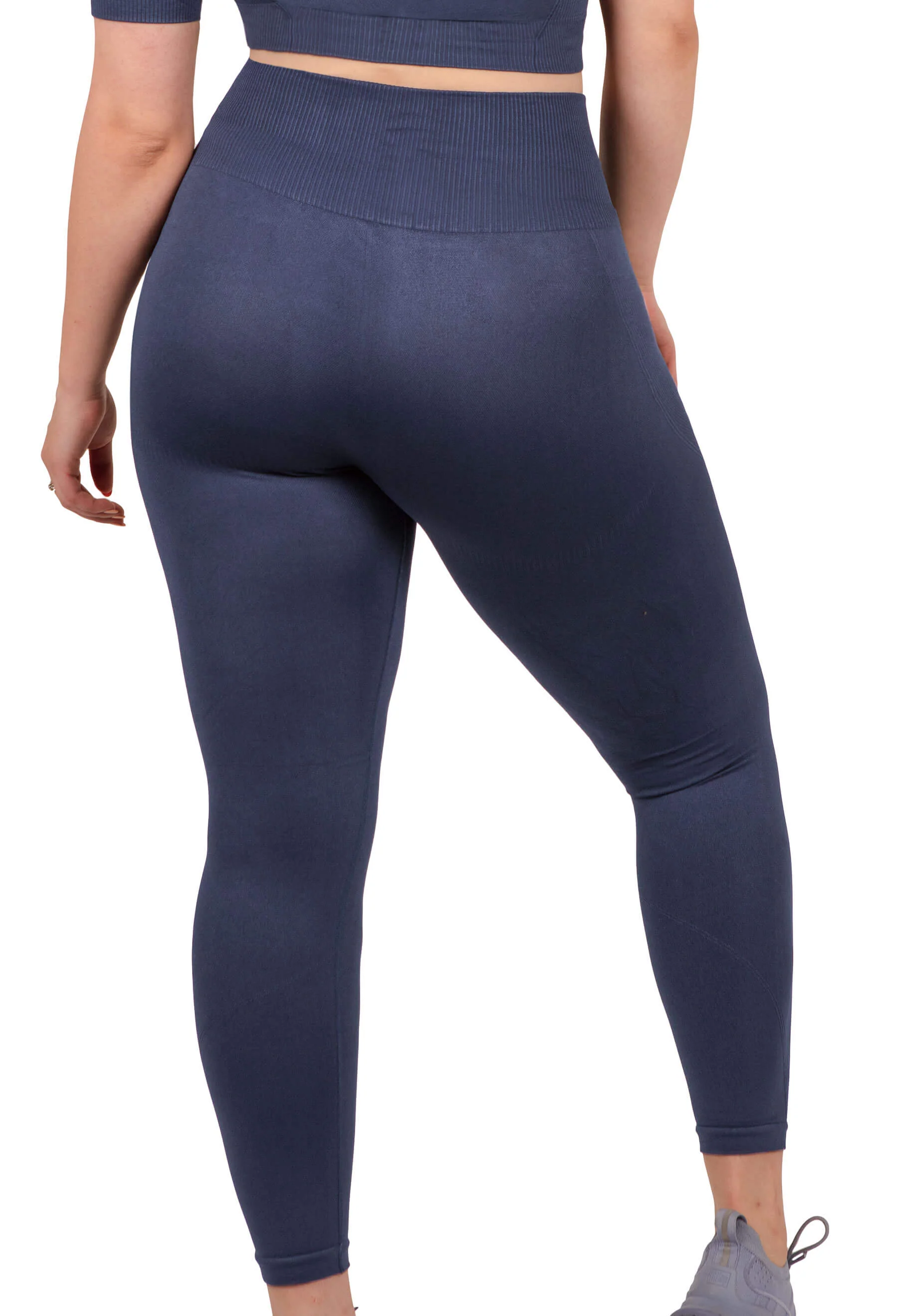 Seamless High Waist Full Length Leggings - 2 Pack - Image 12